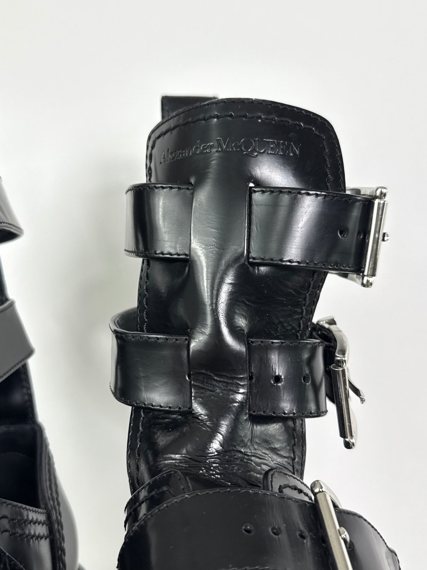 Alexander McQueen Buckled Boot