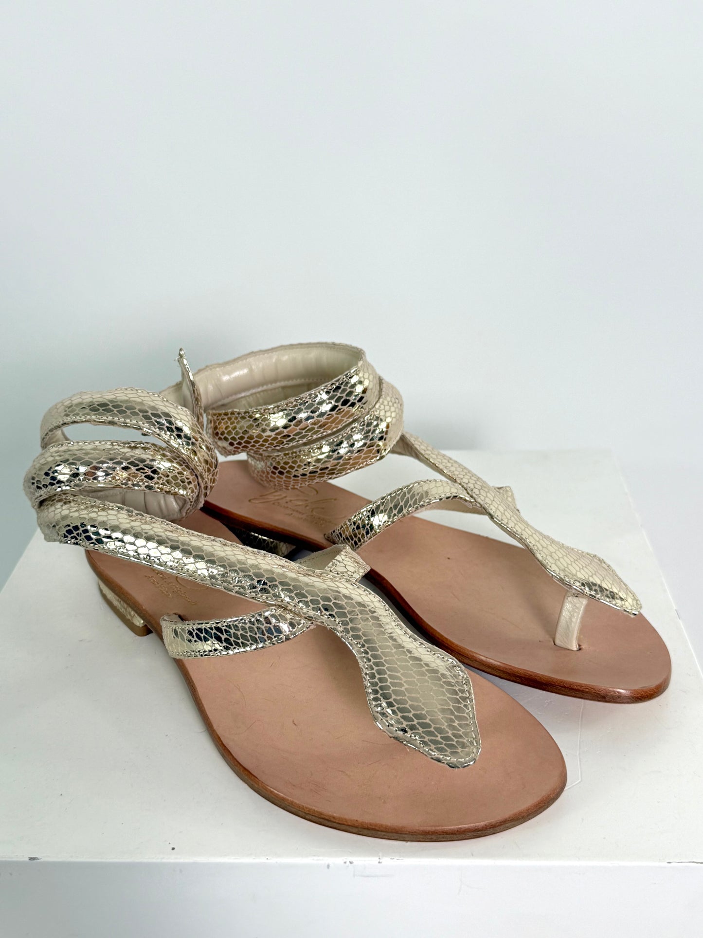 Snake Wrap Sandal