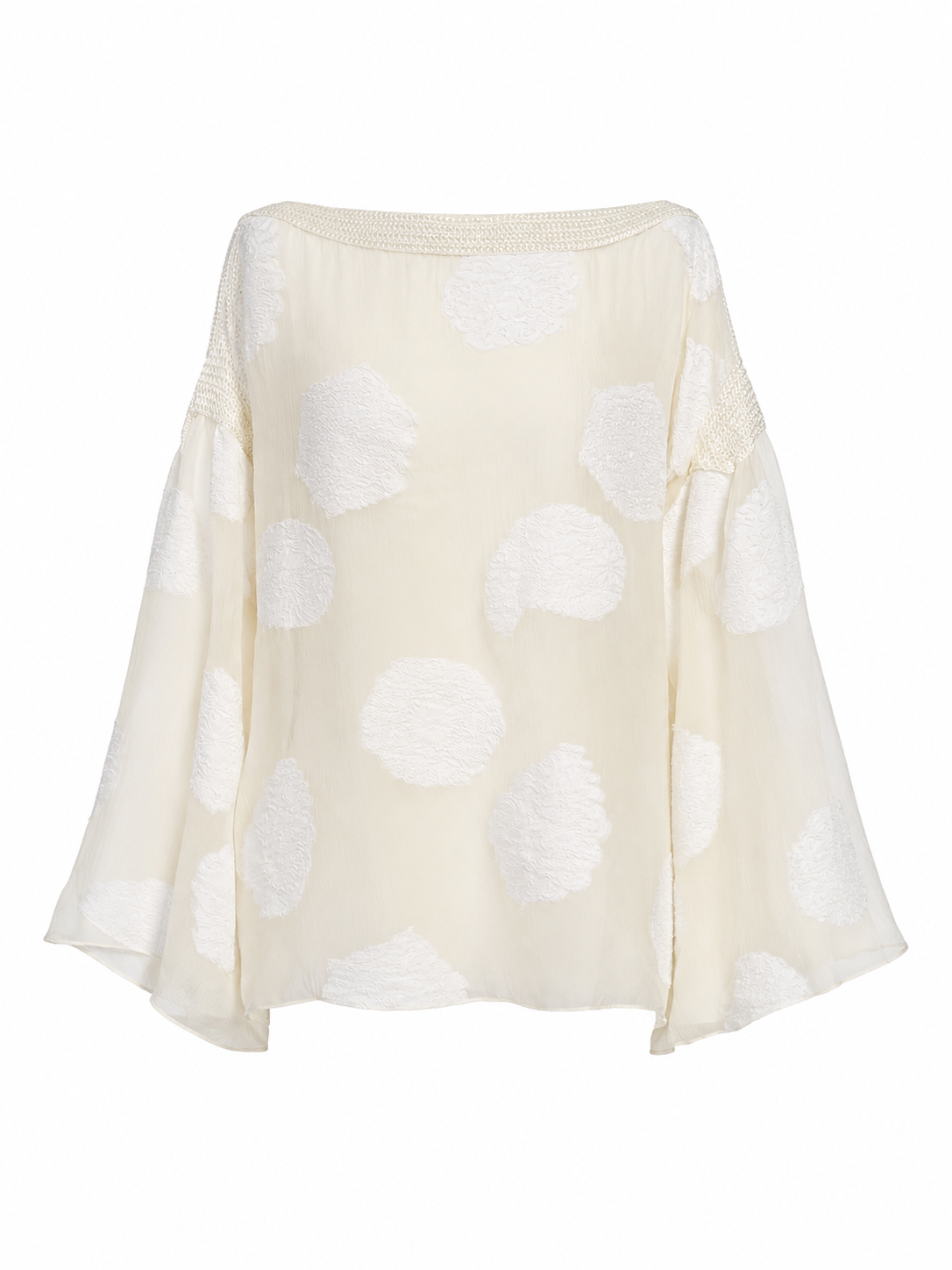 Vintage Catherine Melandrino Silk Top