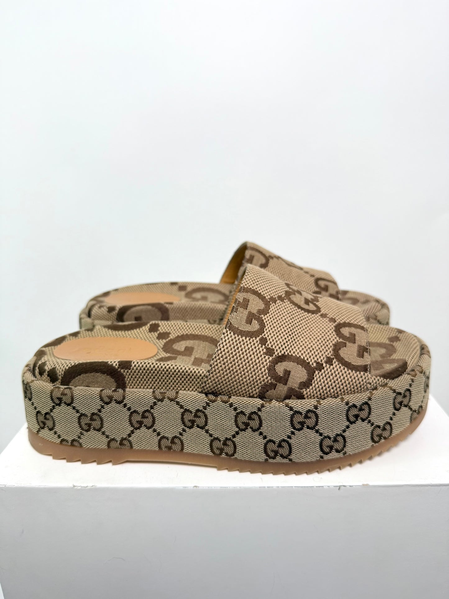 Gucci Platform Logo Slide