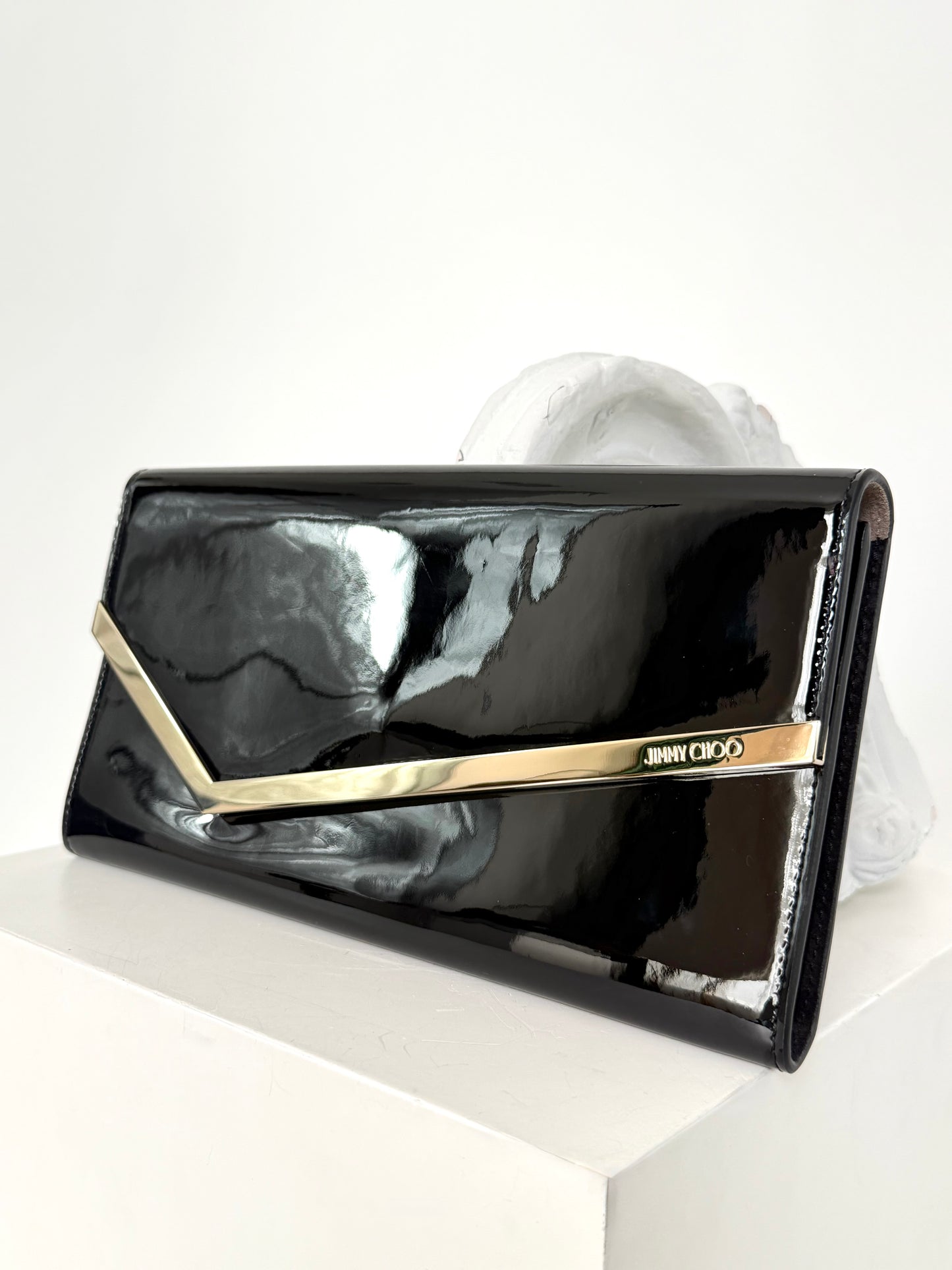 Jimmy Choo Patent Leather Clutch