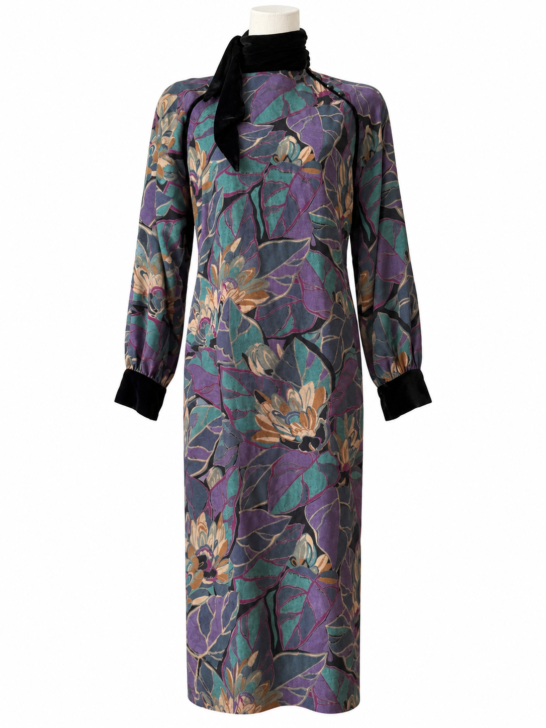 Vintage Emanuel Ungaro Leaf Dress