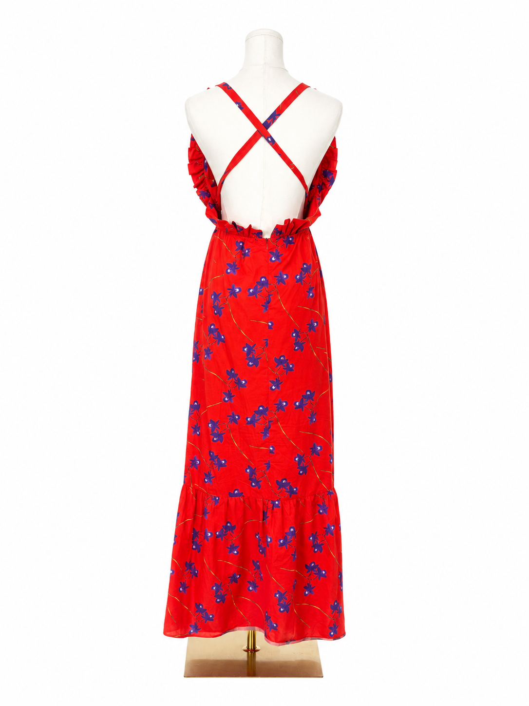 Bogo De Nor Floral Halter Maxi Dress