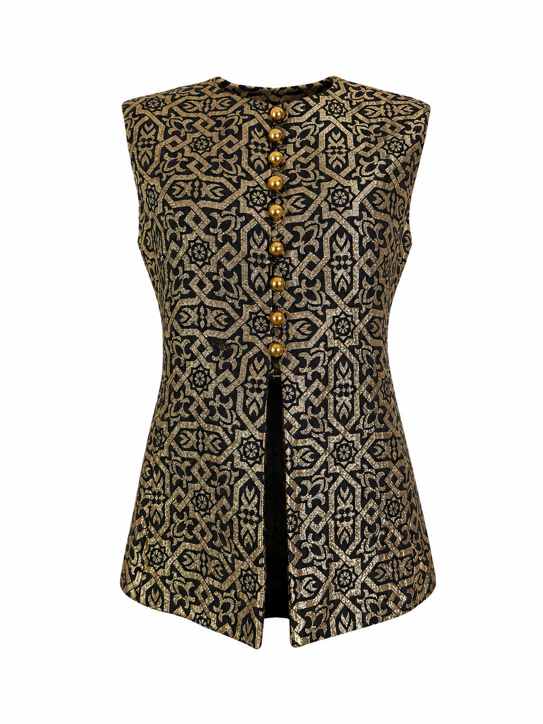 Vintage Metallic Vest