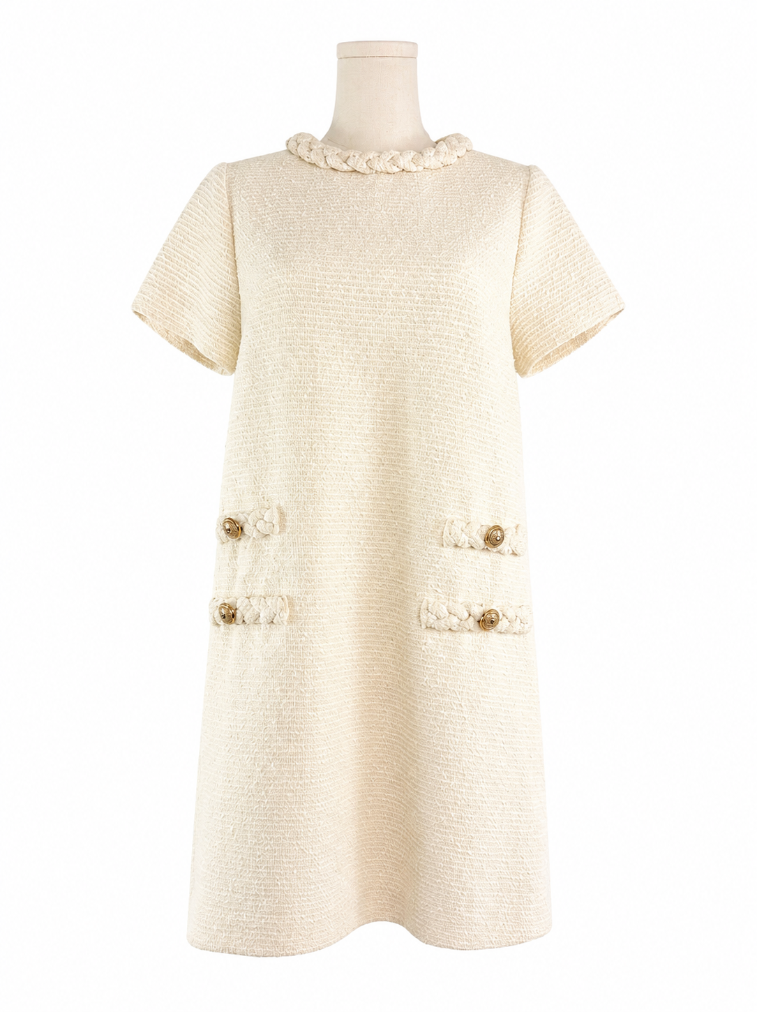Tuckernuck Cream Tweed Dress
