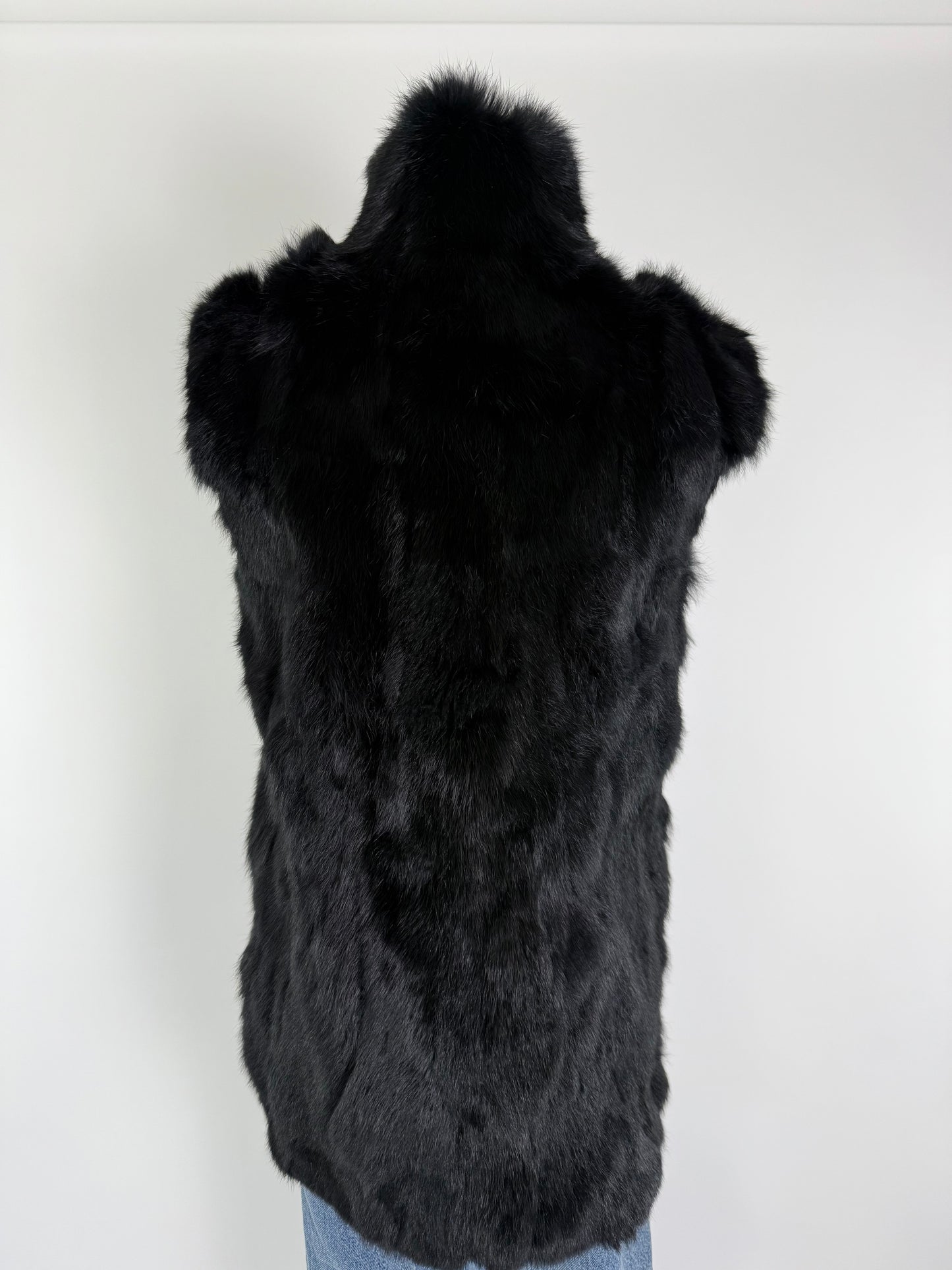 Adrienne Landau Rabbit Fur Vest