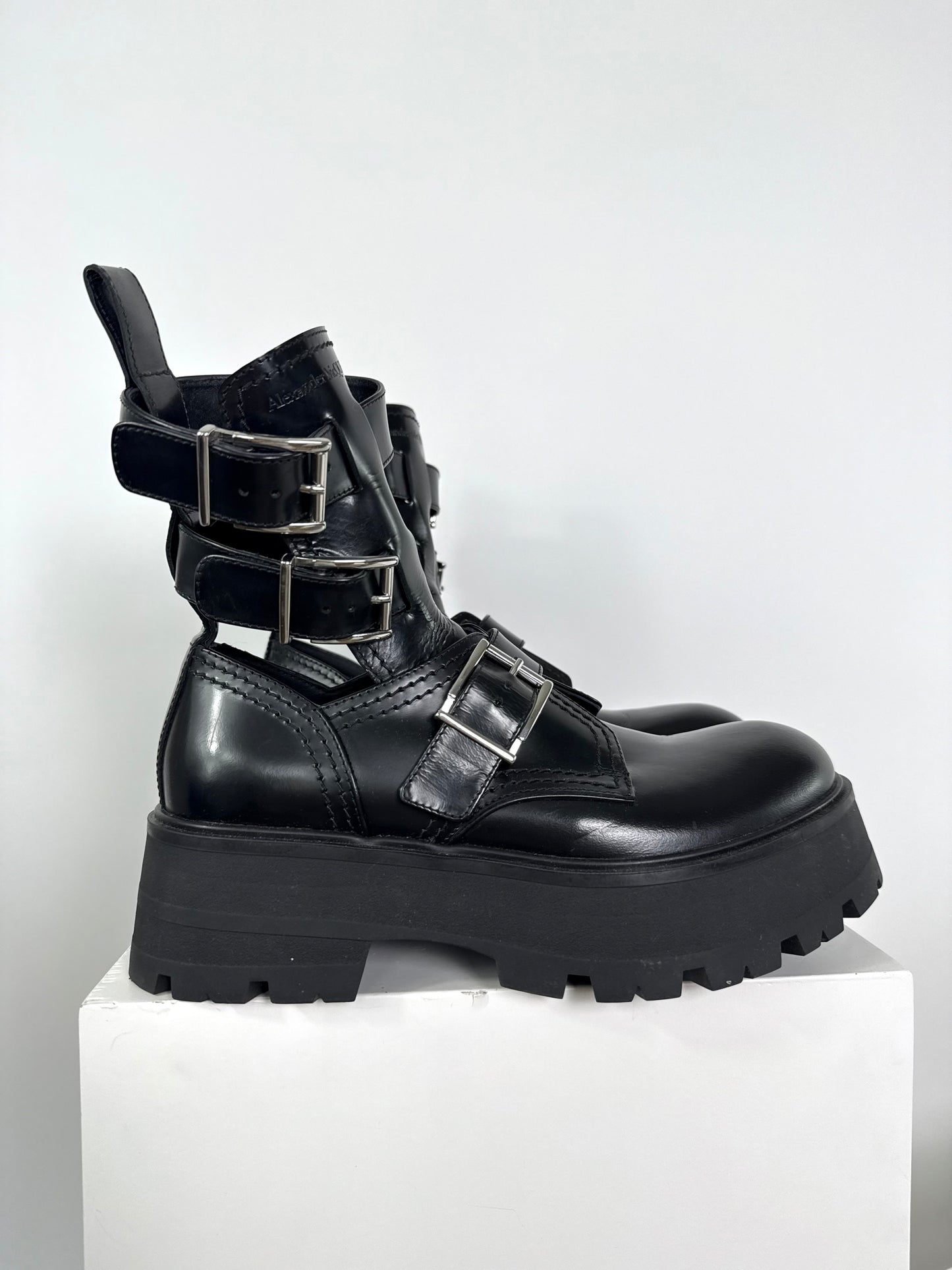 Alexander McQueen Buckled Boot