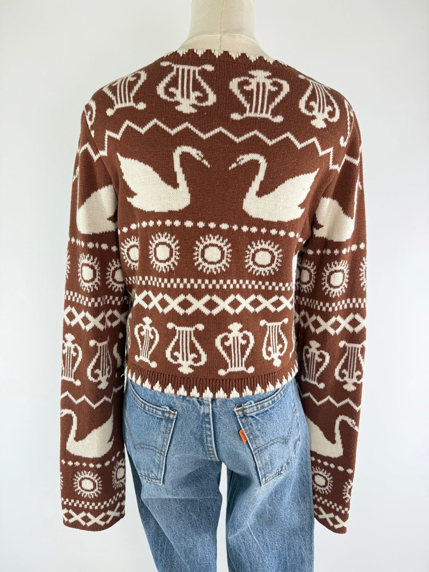 Kitri Pandora Argyle Cardigan