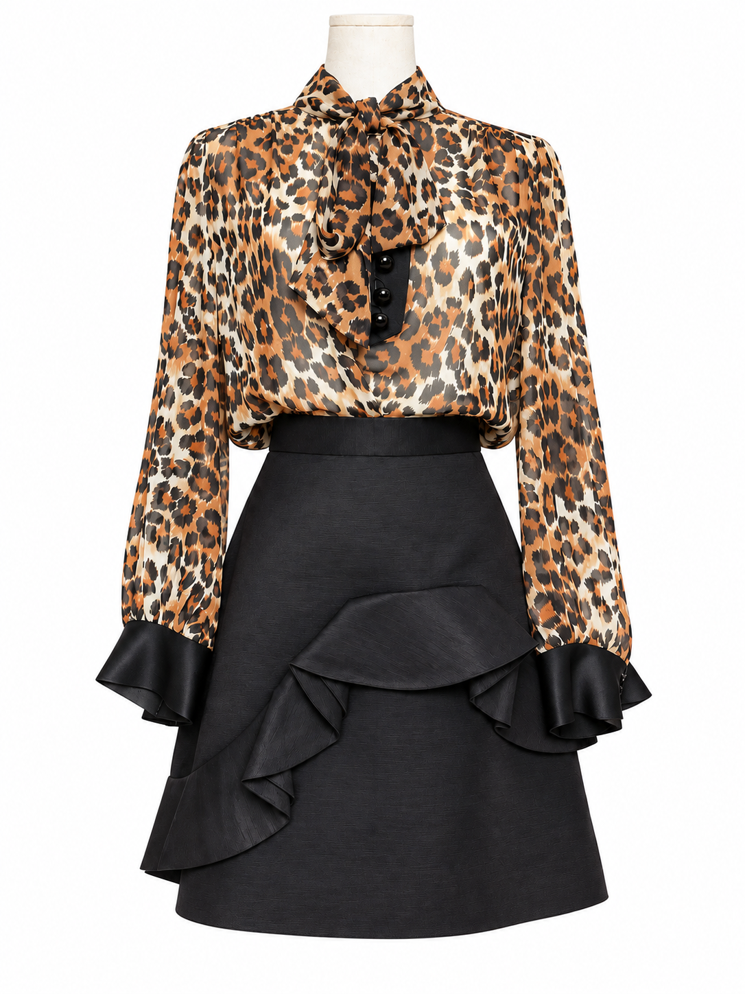 MSGM Ruffle Skirt