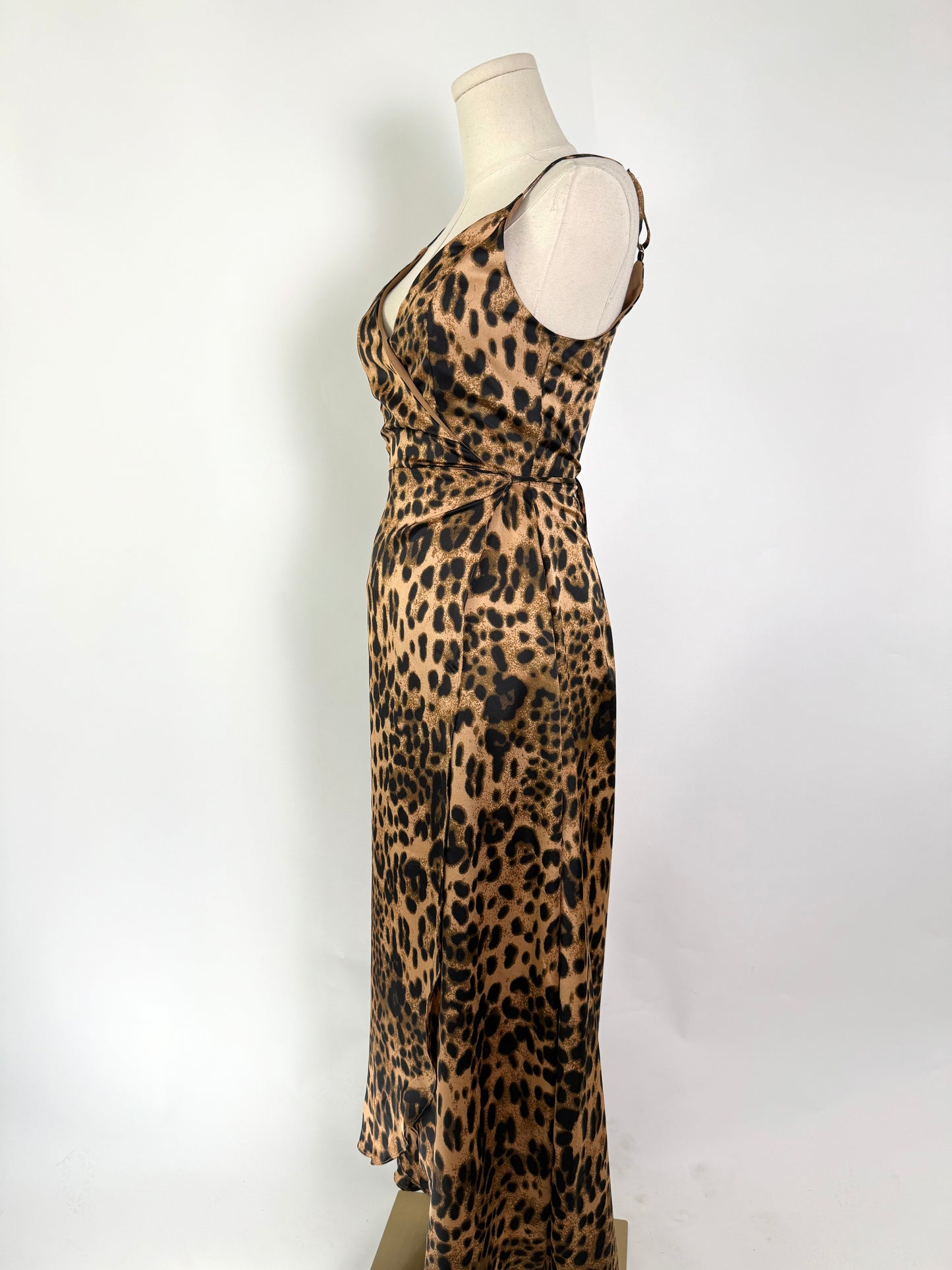 Lena Leopard Midi Dress