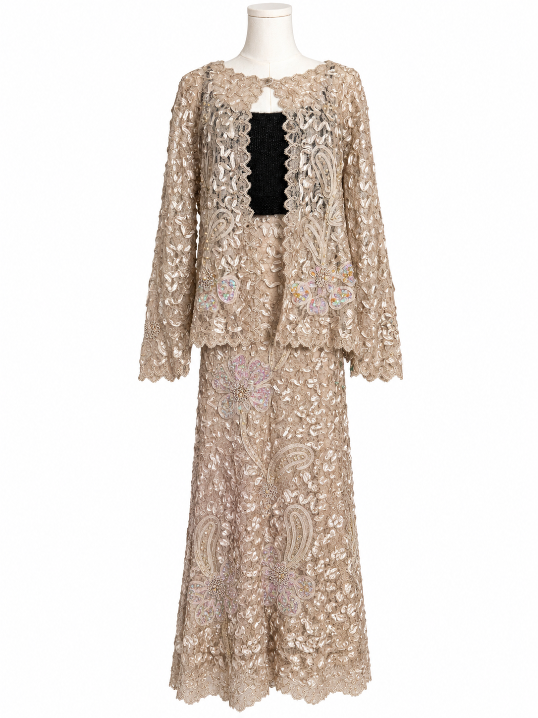 Vintage SM Collection Lace Cardigan