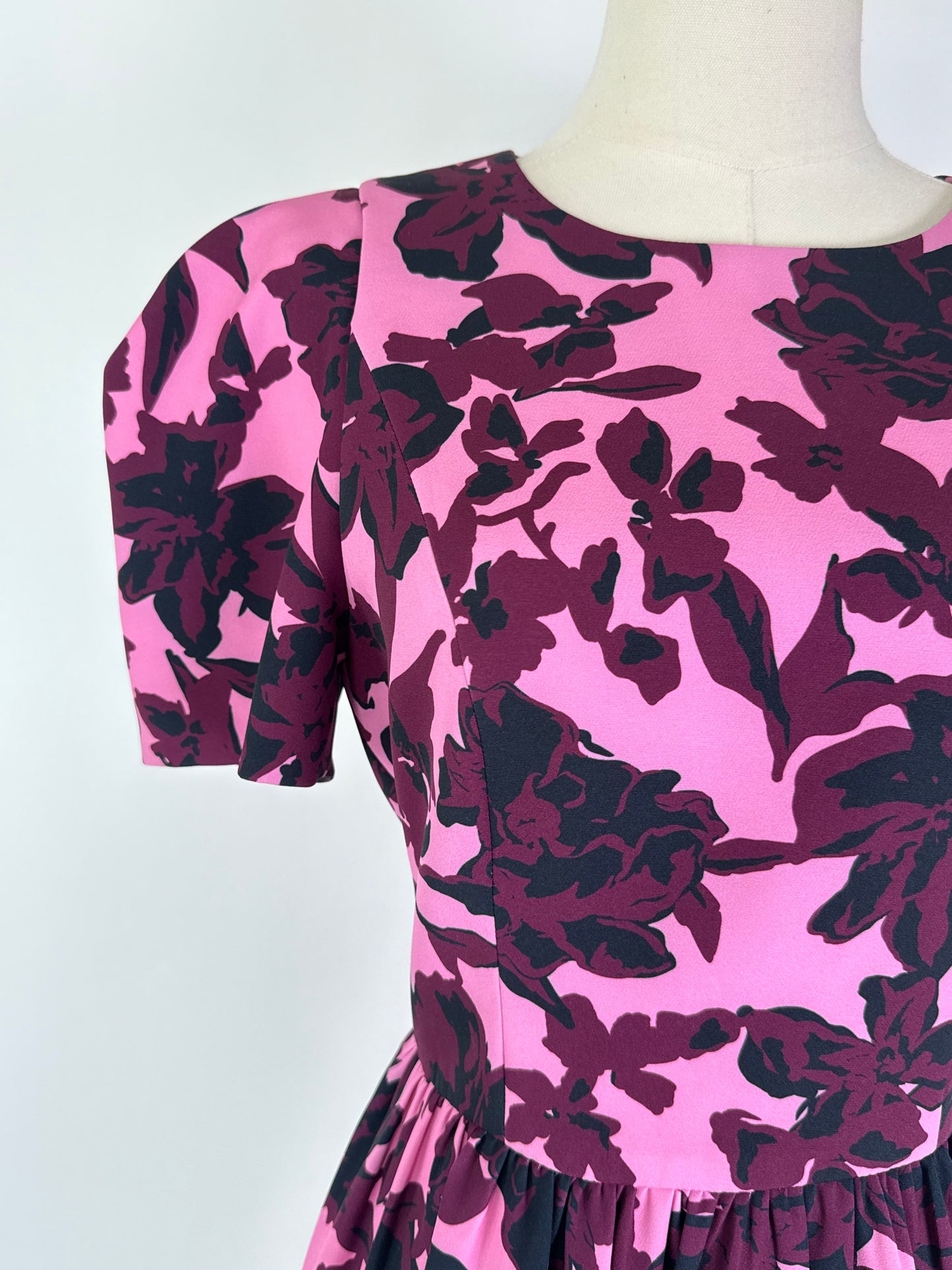 Black Halo Floral Dress