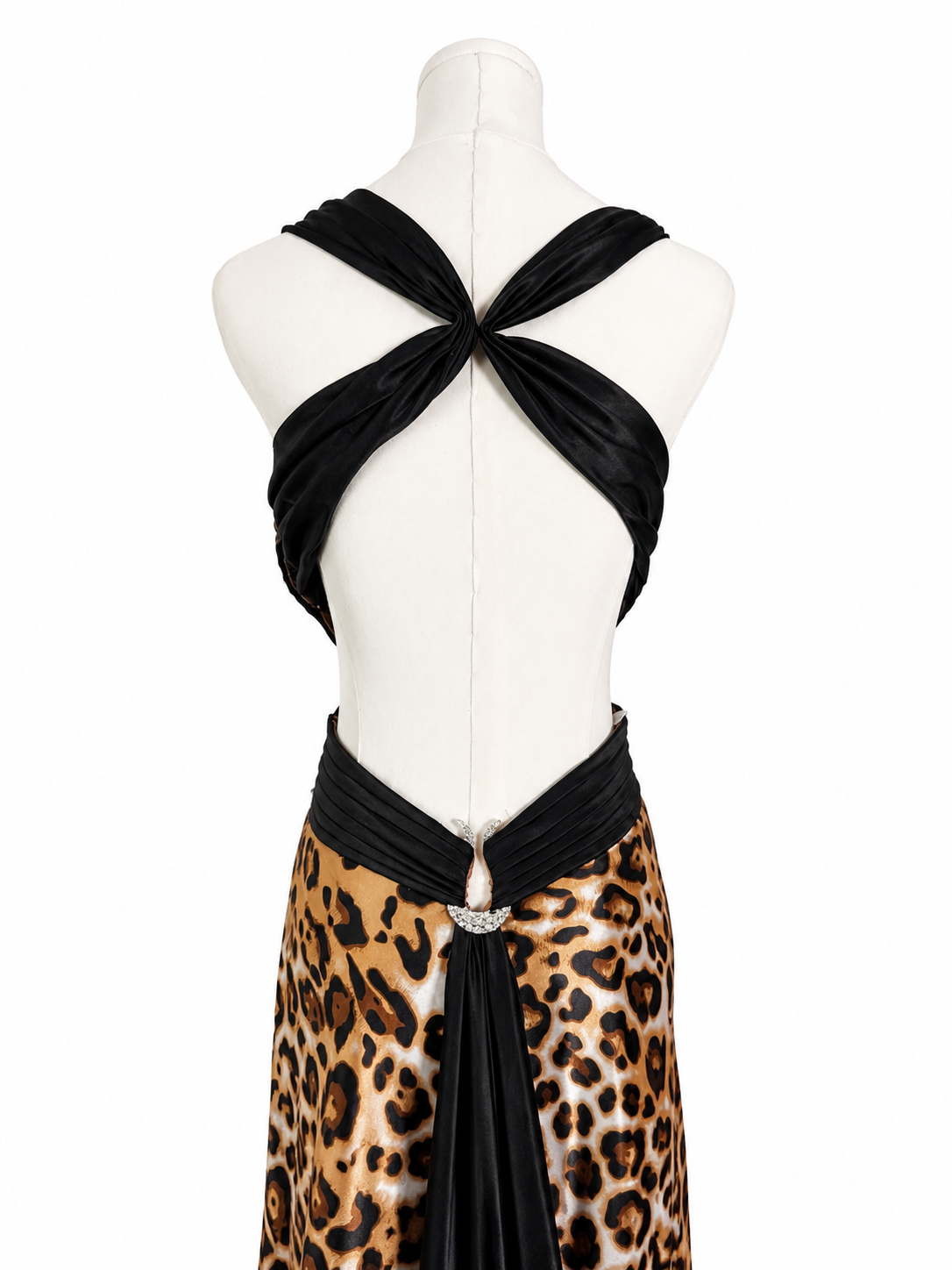 Vintage Cache Leopard Maxi Dress