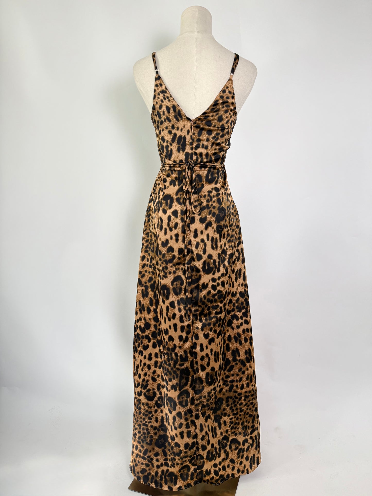 Lena Leopard Midi Dress