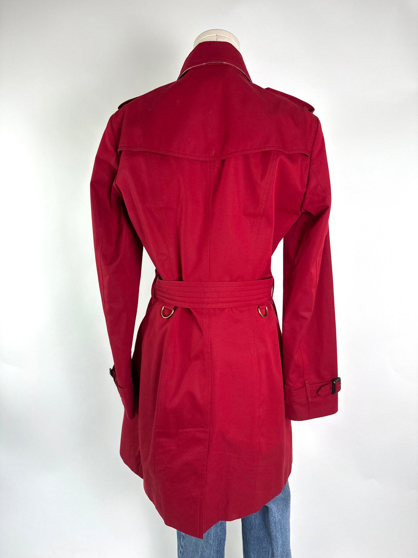 Burberry Sandringham Red Coat