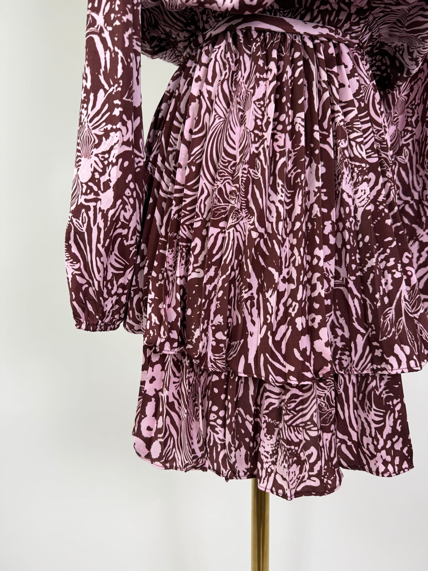 Skies Are Blue Zebra Mini Dress