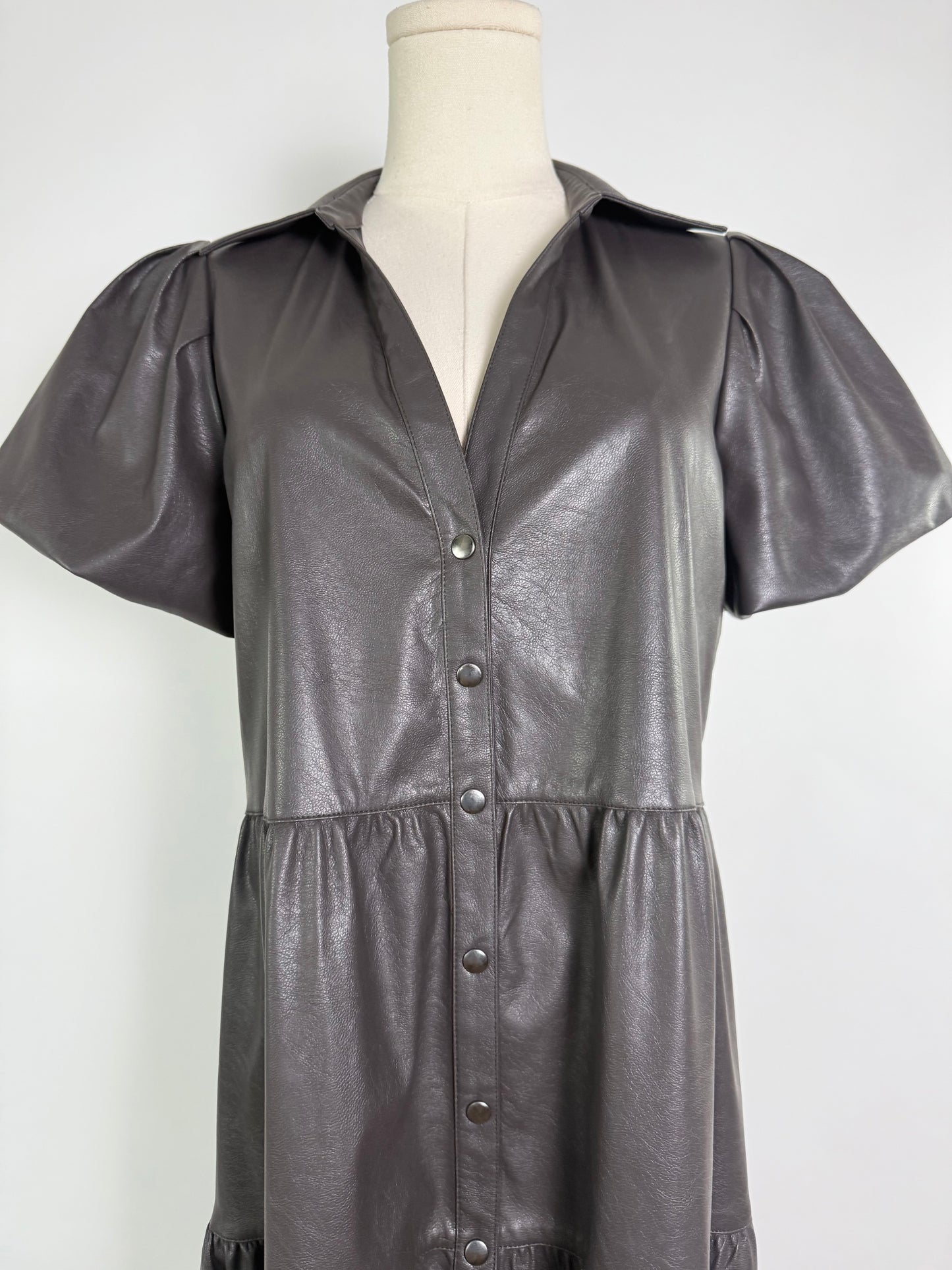 Brochu Walker Faux Leather Dress