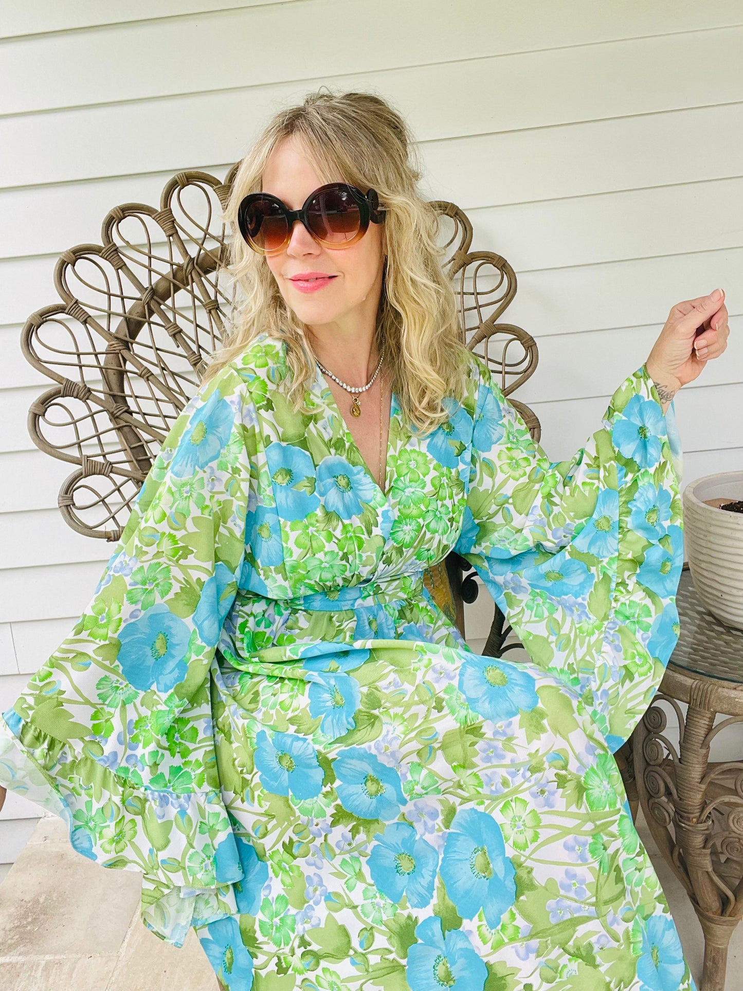 Vintage Multi Color Floral dress