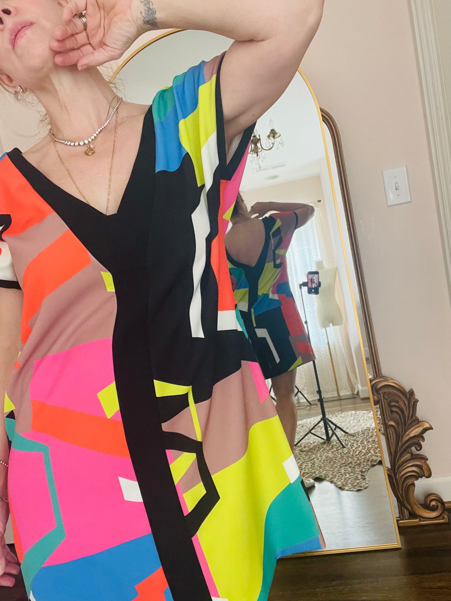 Milly Geometric Dress