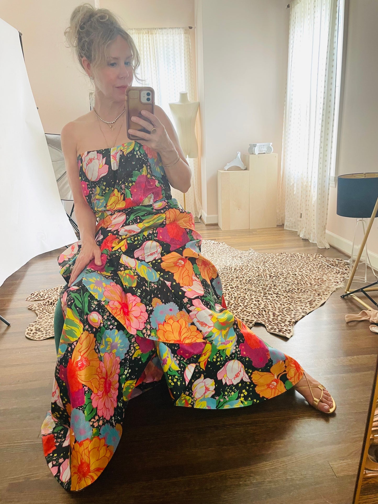 Richard Quinn Strapless Dress