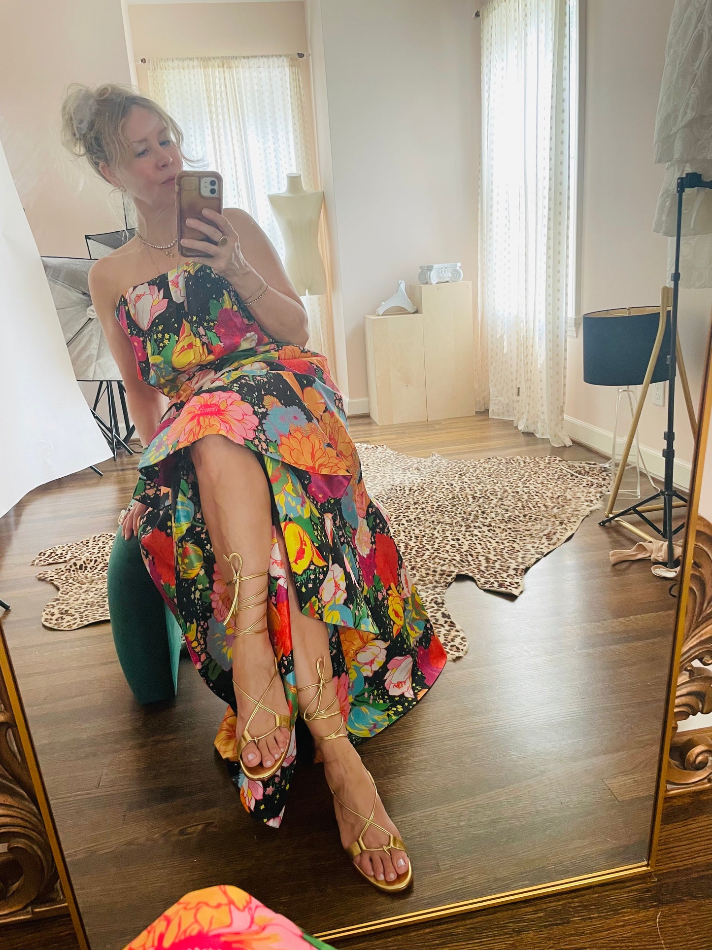 Richard Quinn Strapless Dress
