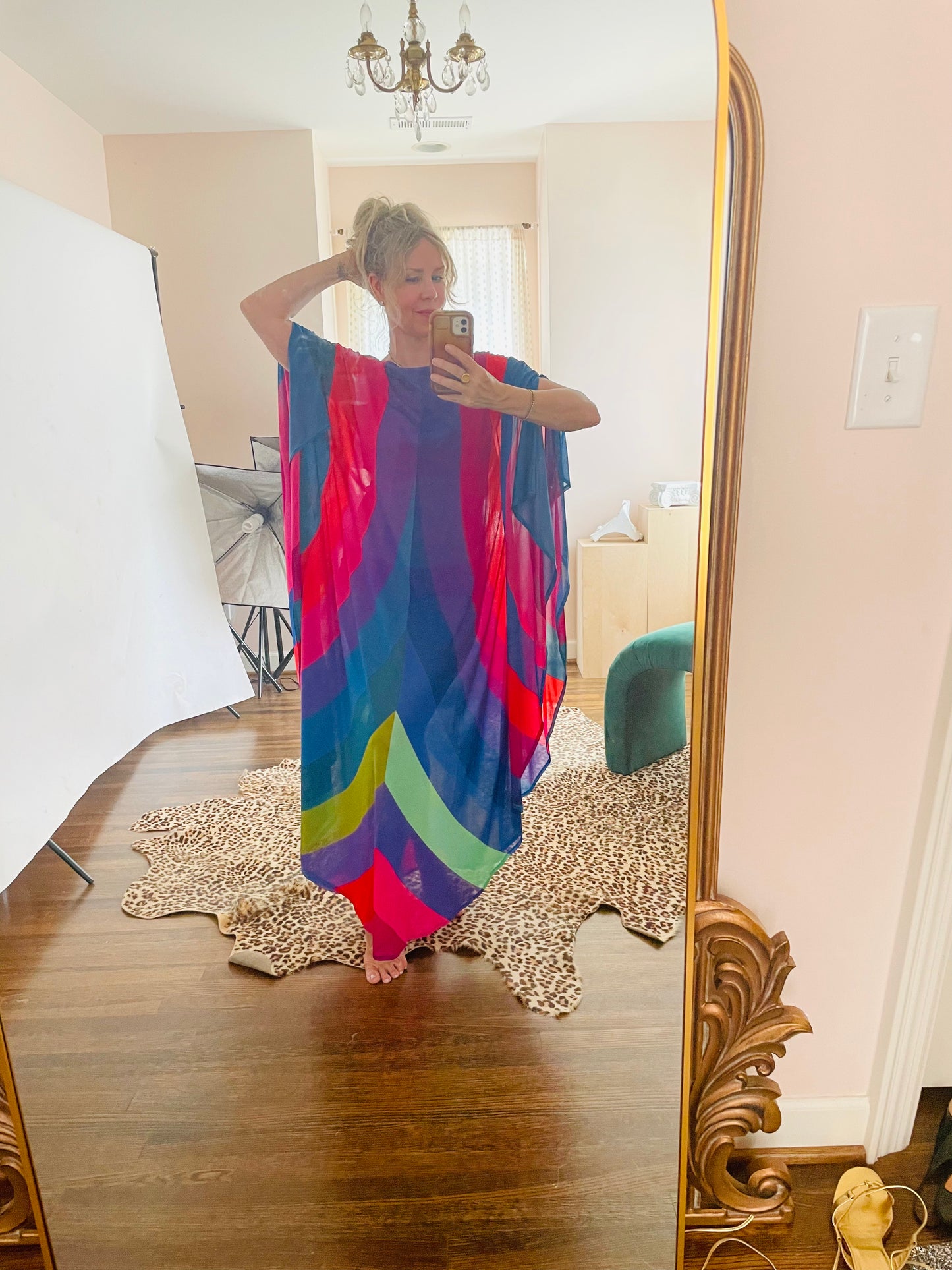 Vintage Gottex Sheer Caftan