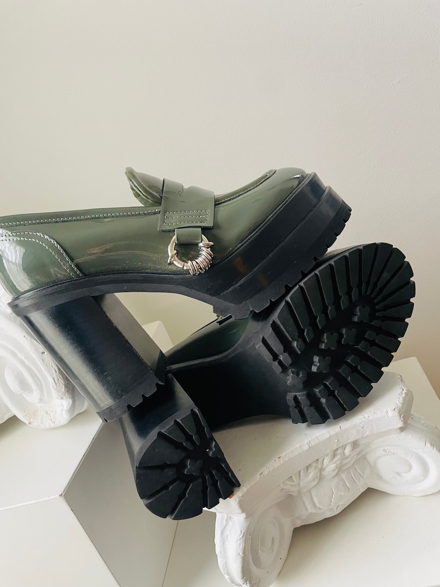 AGL Tasky Chunky Platform Loafers