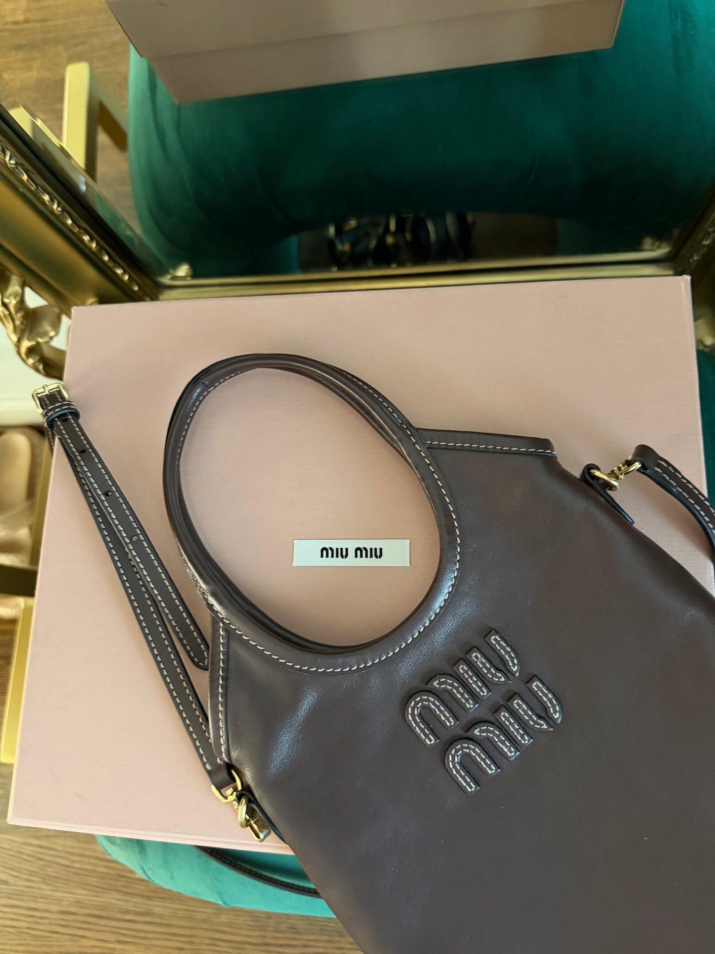 Mui Mui Ivy Crossbody Handbag
