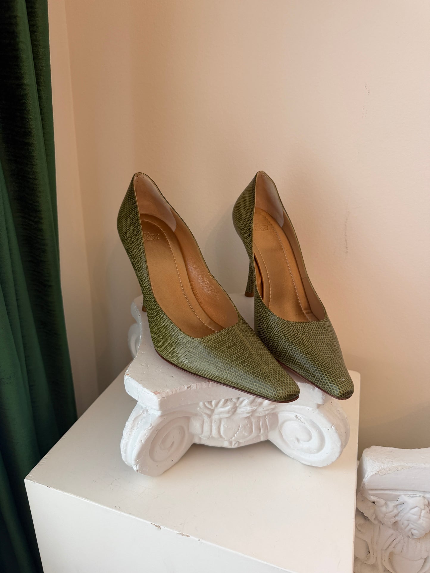 Vintage Valentino Garavani Lizard Heel