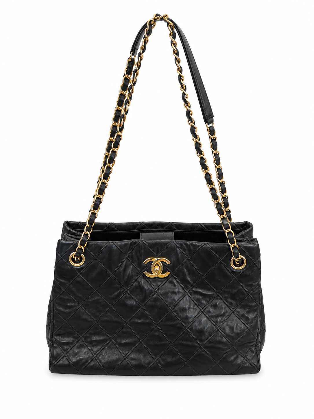 Vintage Chanel Lambskin Stitch Tote