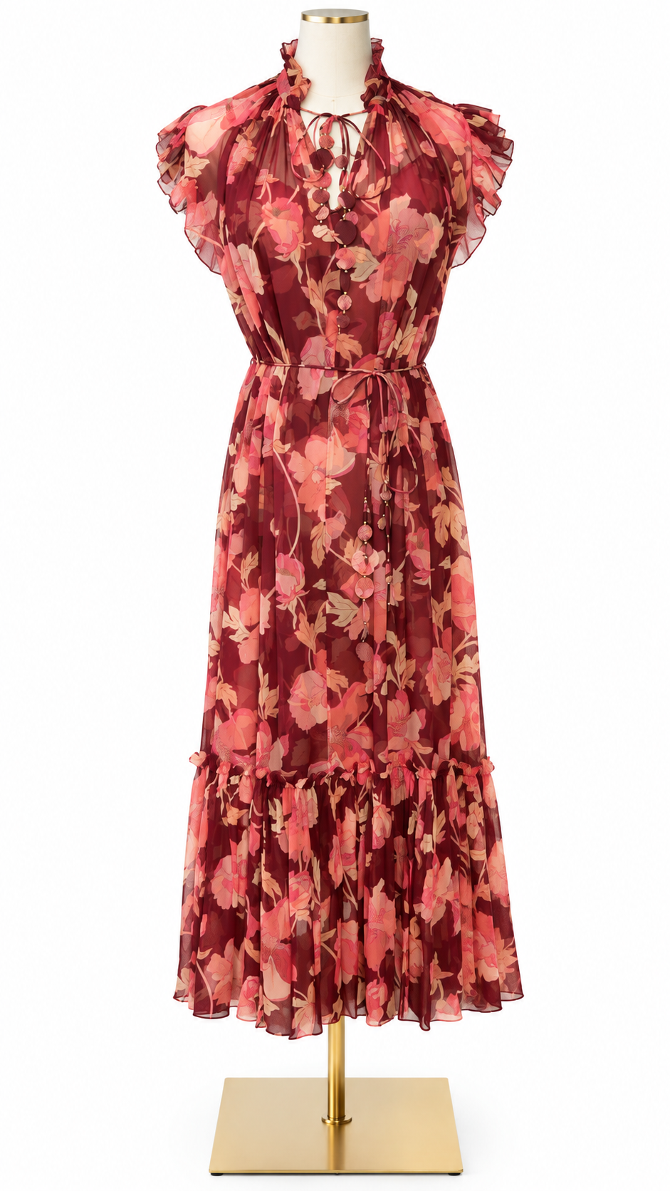 Zimmermann Concert Flutter Peonies Dress
