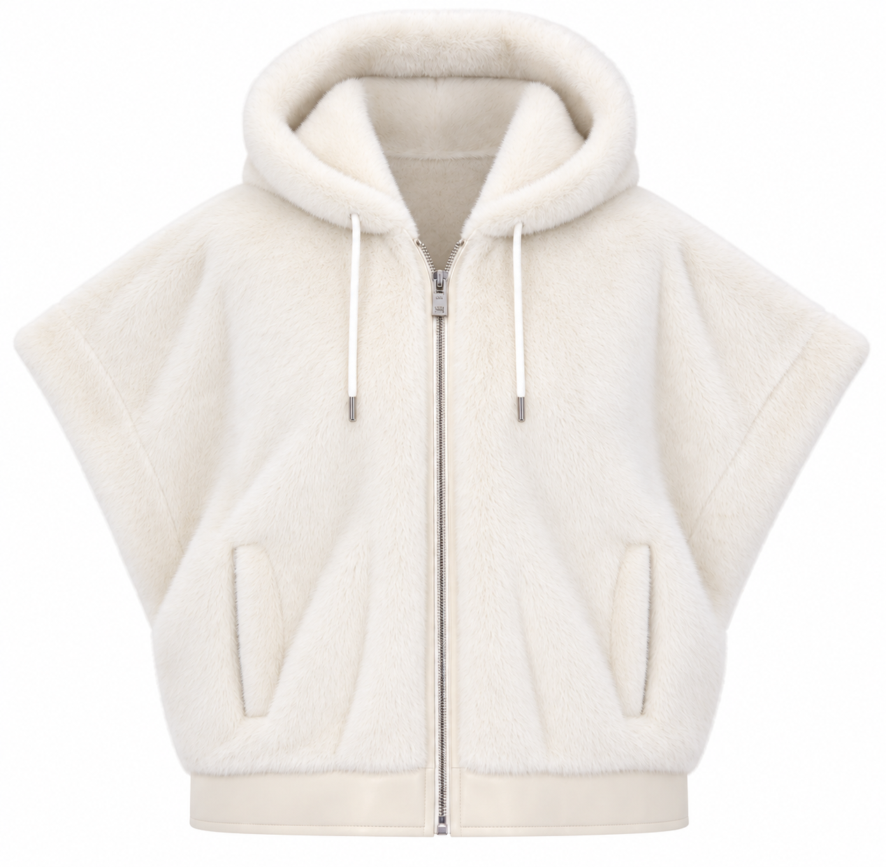 Dolce Cabo Faux Fur Hoody Vest