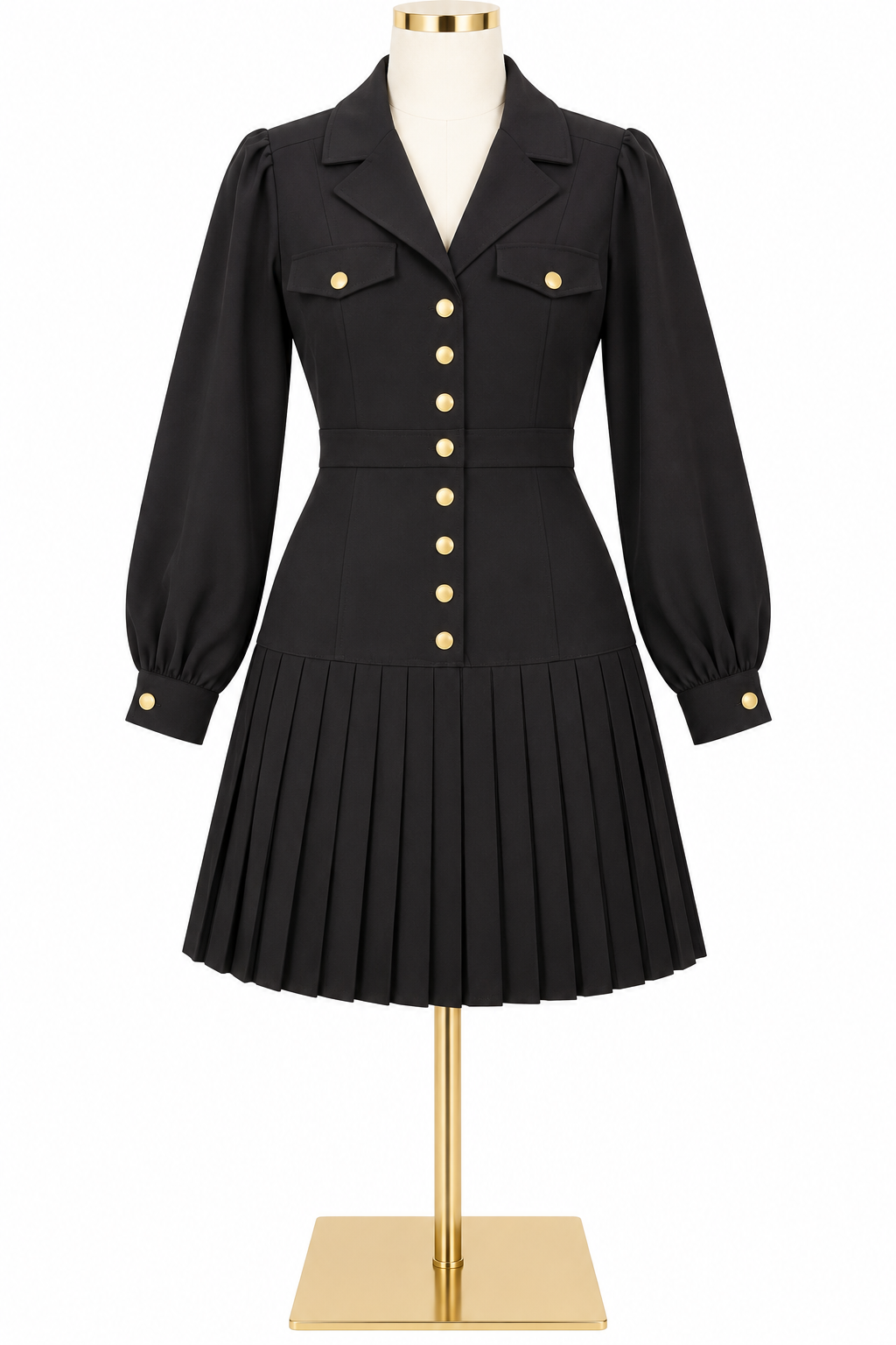 Nanette Snap Pleated Dress