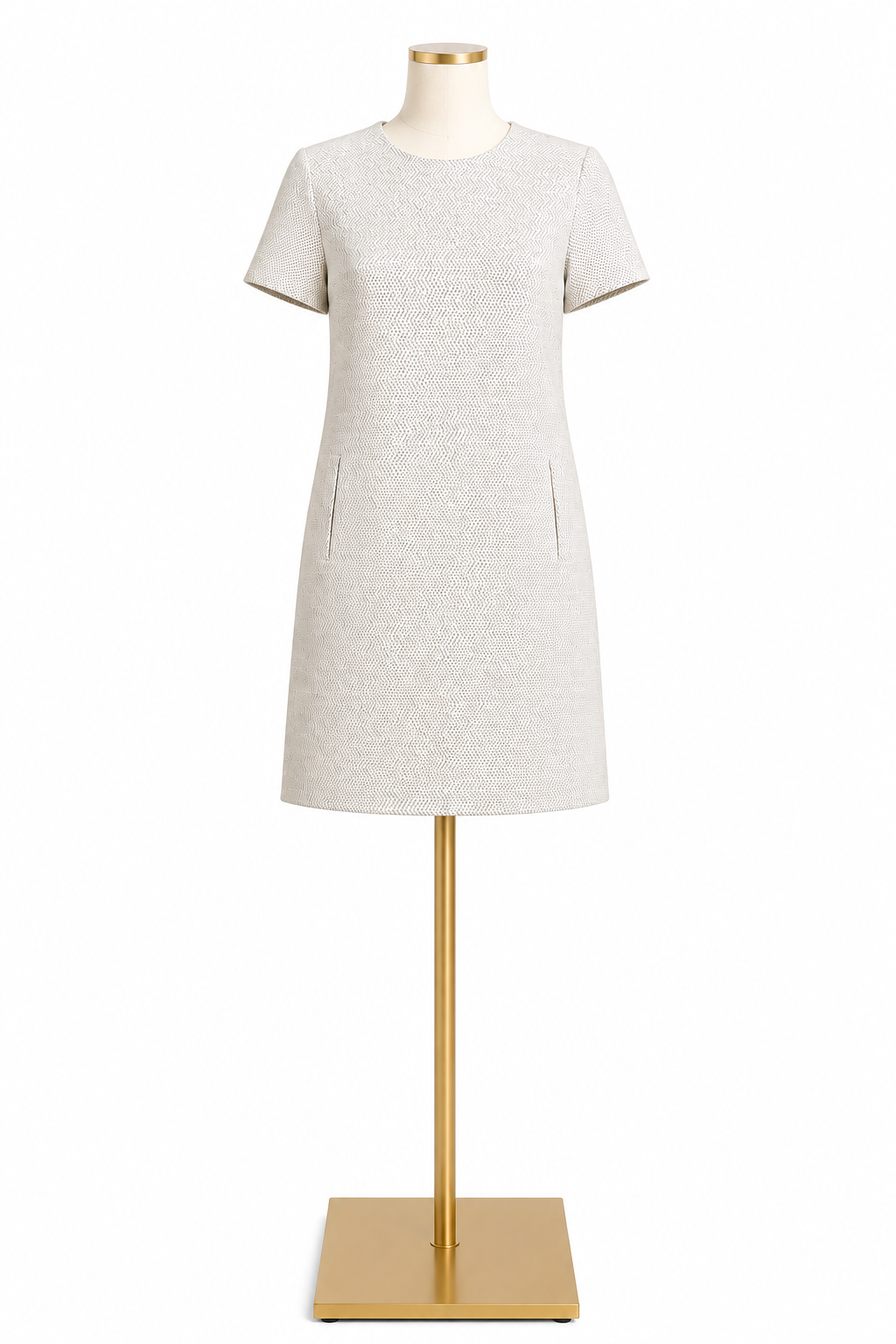 Vintage Moschino Textured Shift Dress