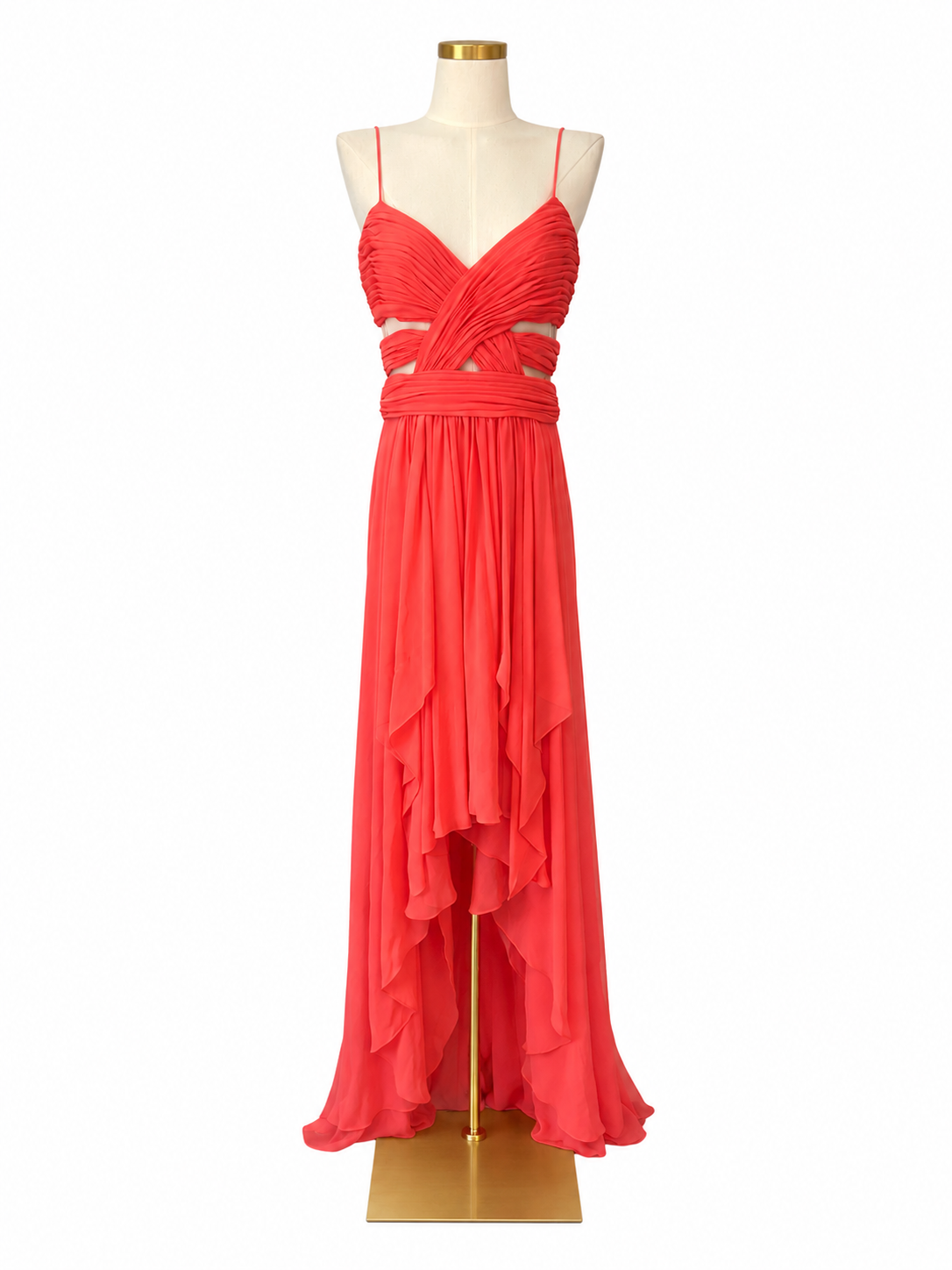 Vintage Cache Chiffon Maxi Dress