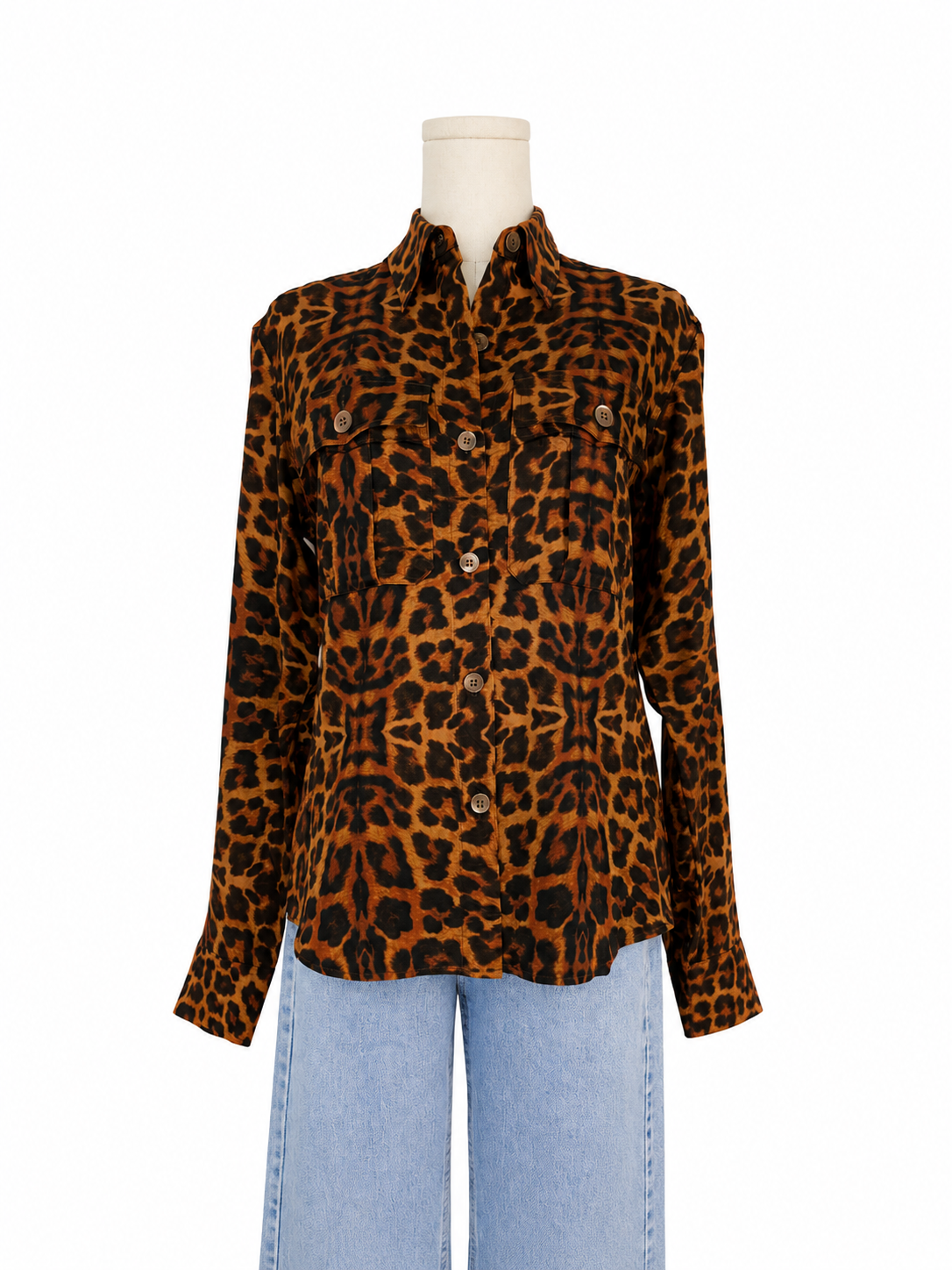 Dries Van Noten Caffy Shirt Animal Print