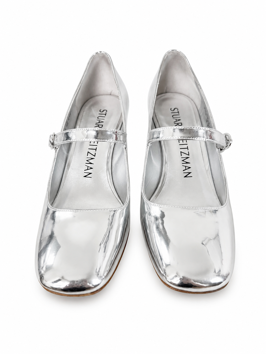 Stuart Weitzman Silver Louise Pumps