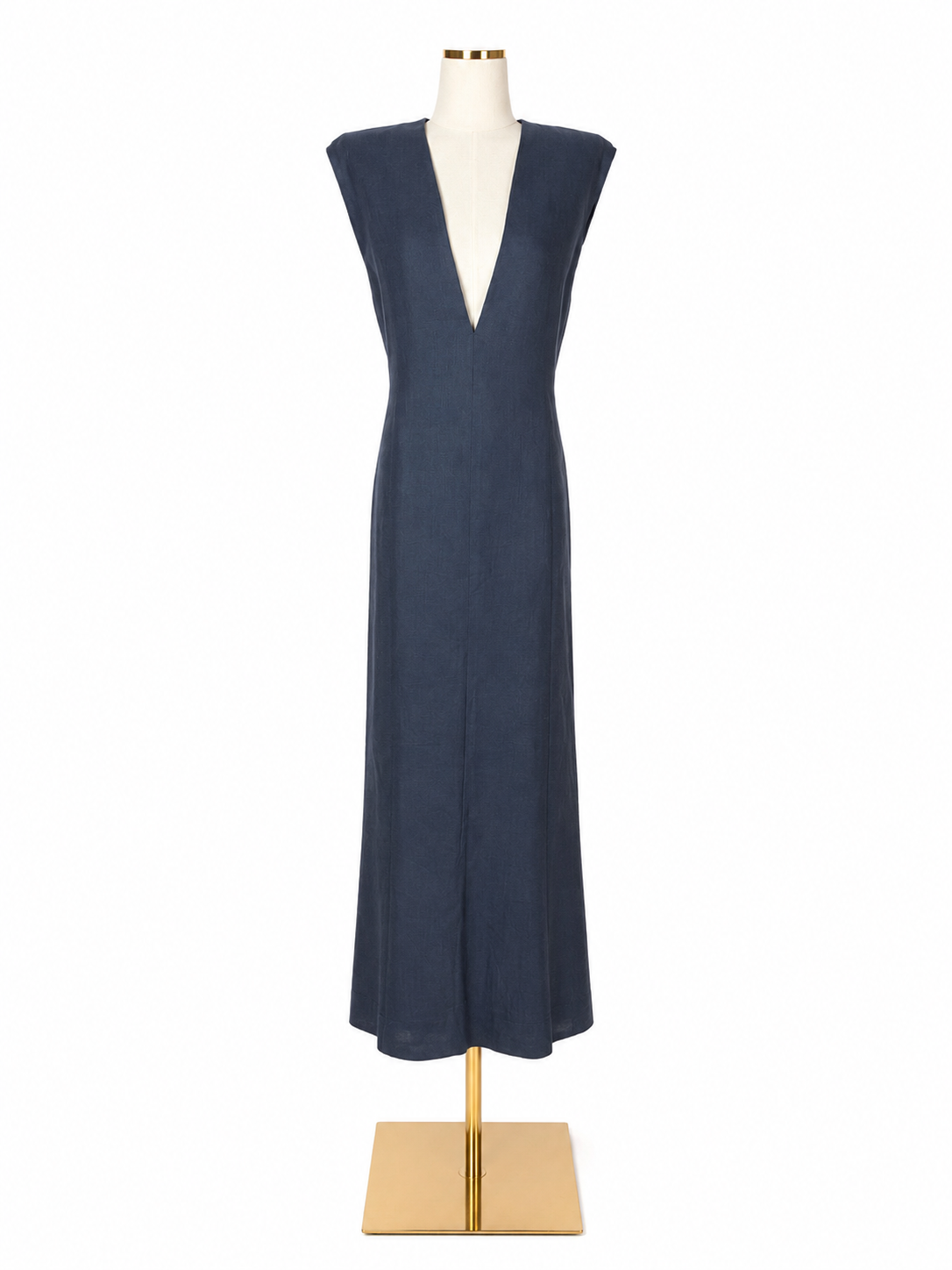 Zara Steel Blue Midi Dress