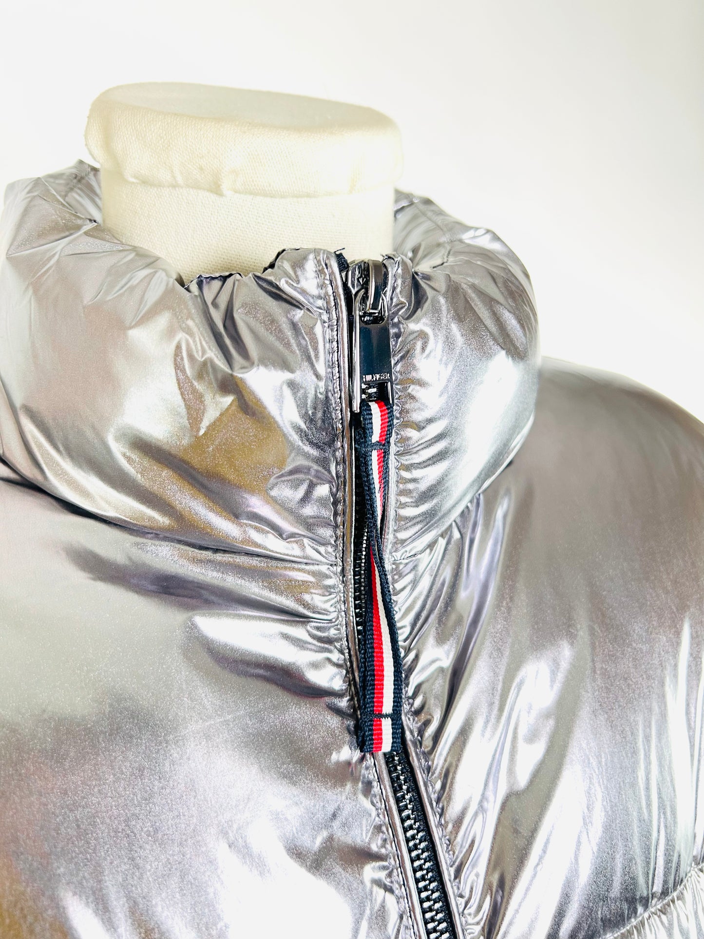 Tommy Hilfiger Silver Puffer Jacket