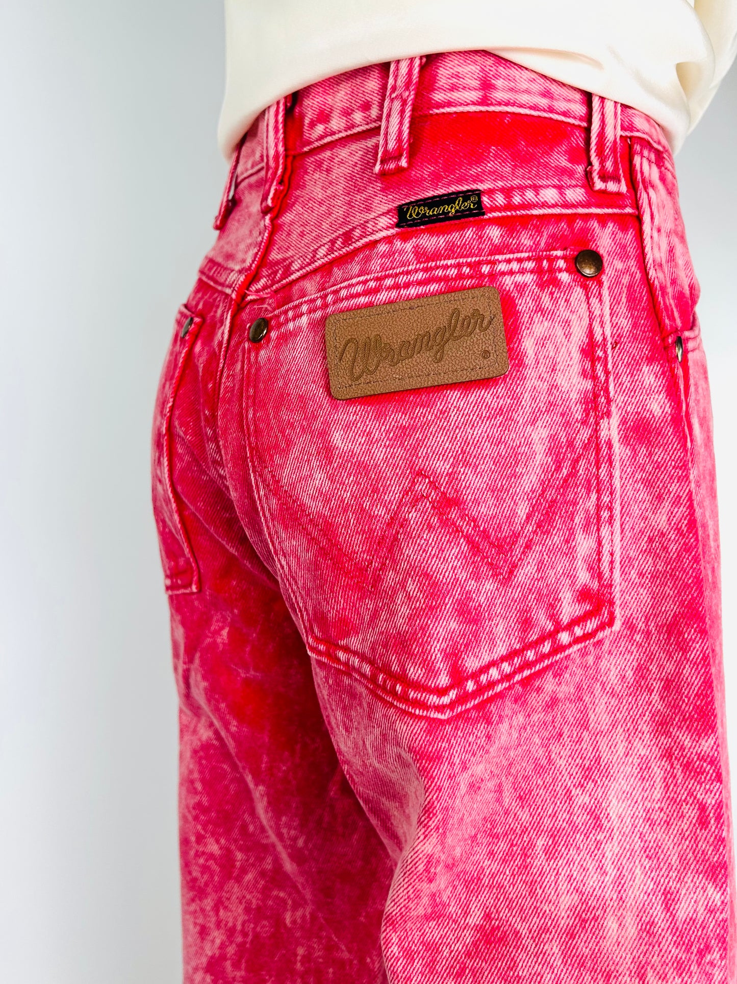 Vintage Wrangler Red Denim