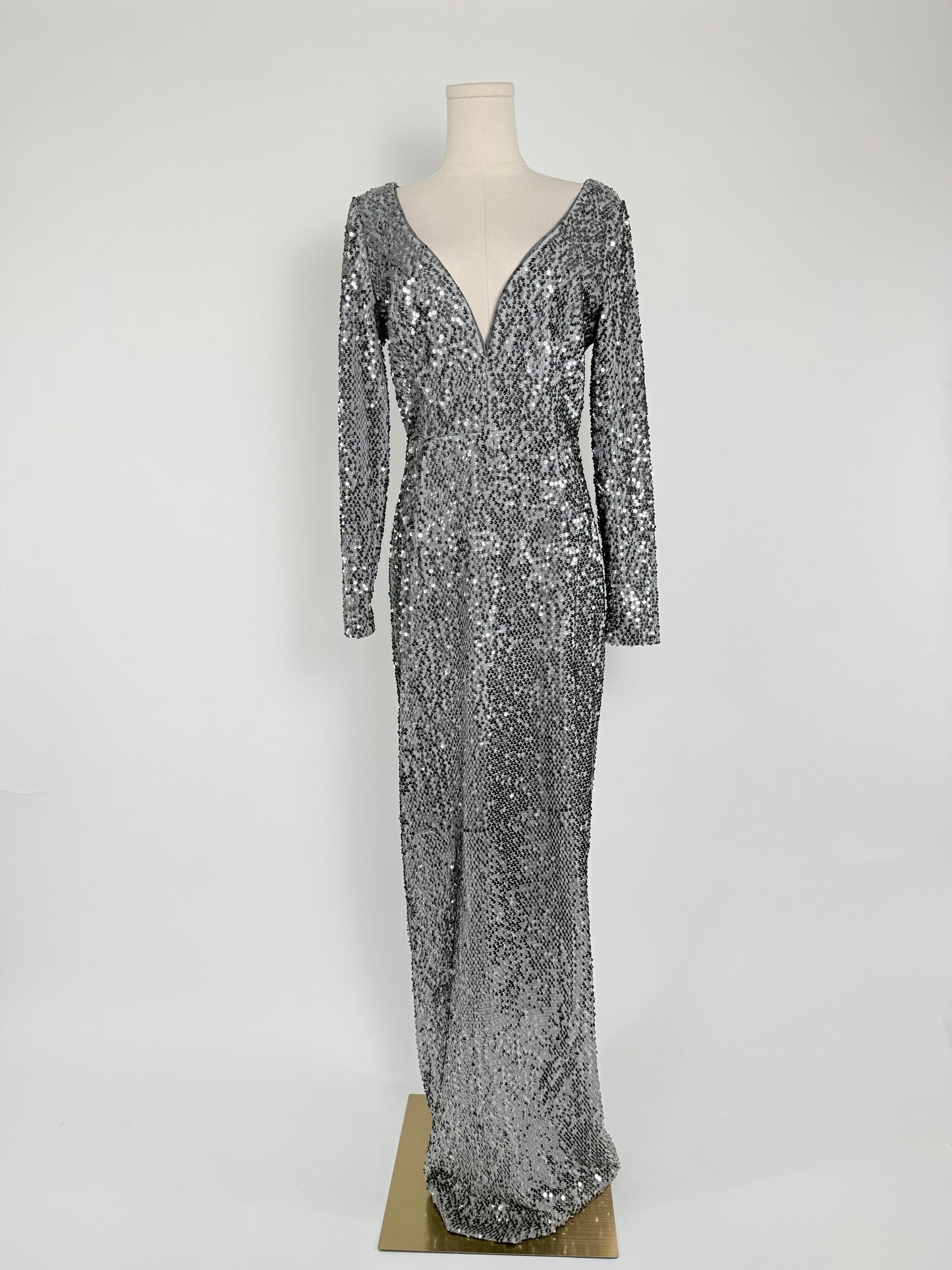 Milly Silver Sequin Dress