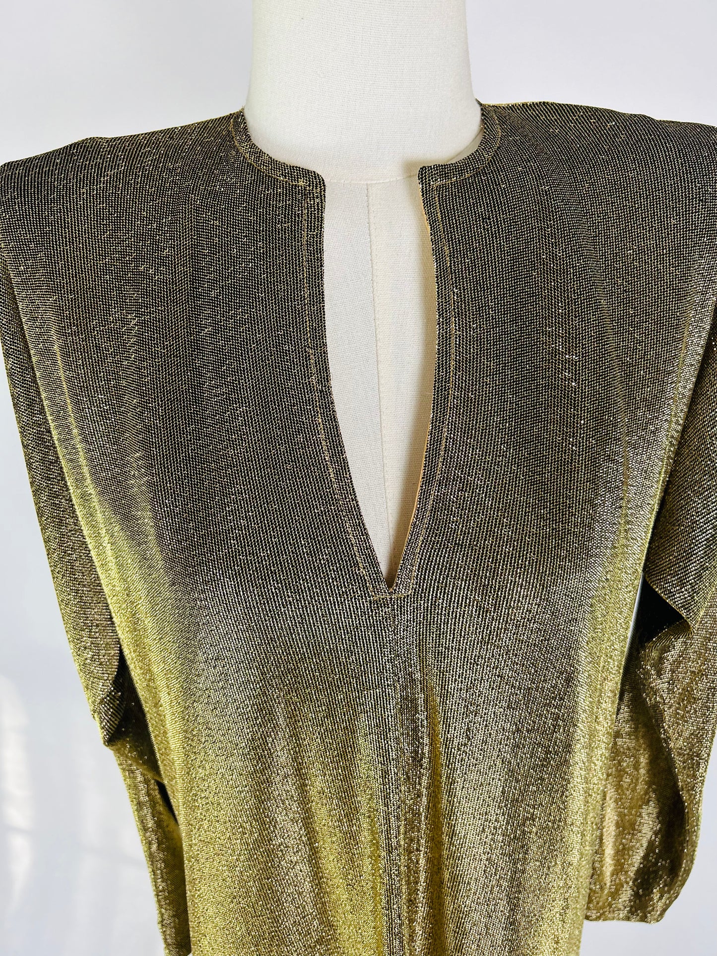 Vintage Halston Gold Caftan
