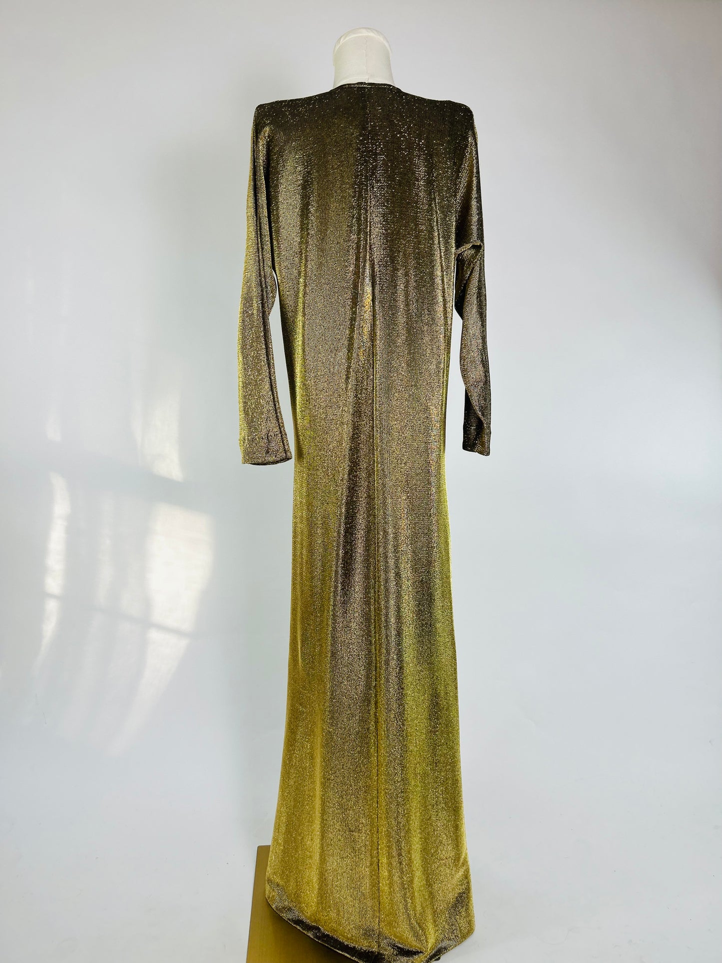 Vintage Halston Gold Caftan