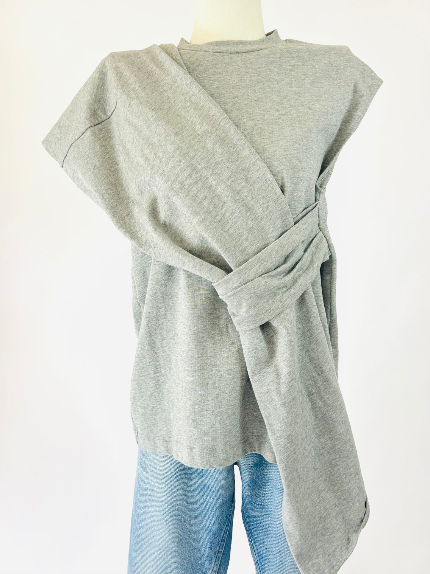 Tibi Gray Top