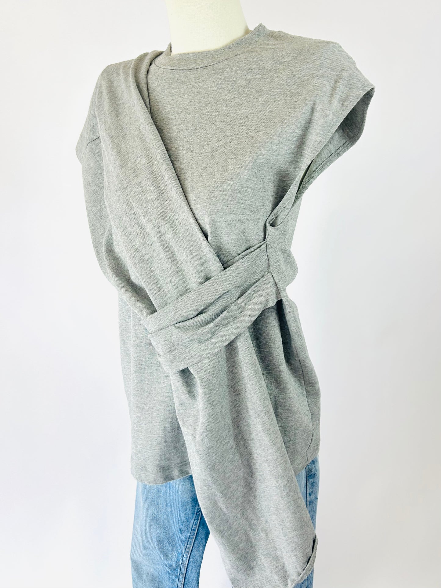 Tibi Gray Top
