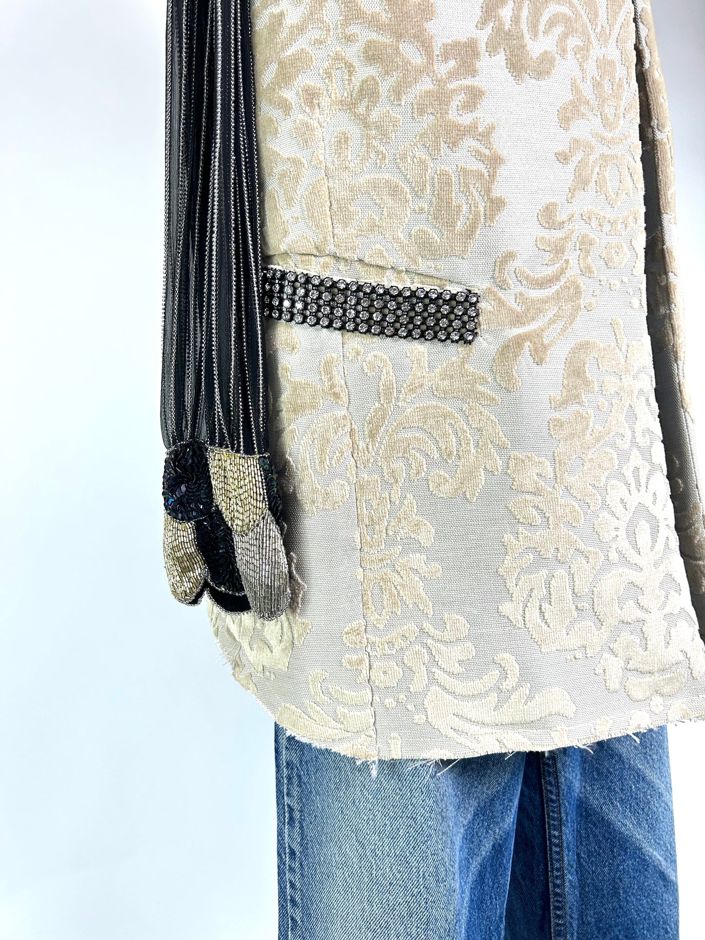 Dylanlex Brocade Tan Vest