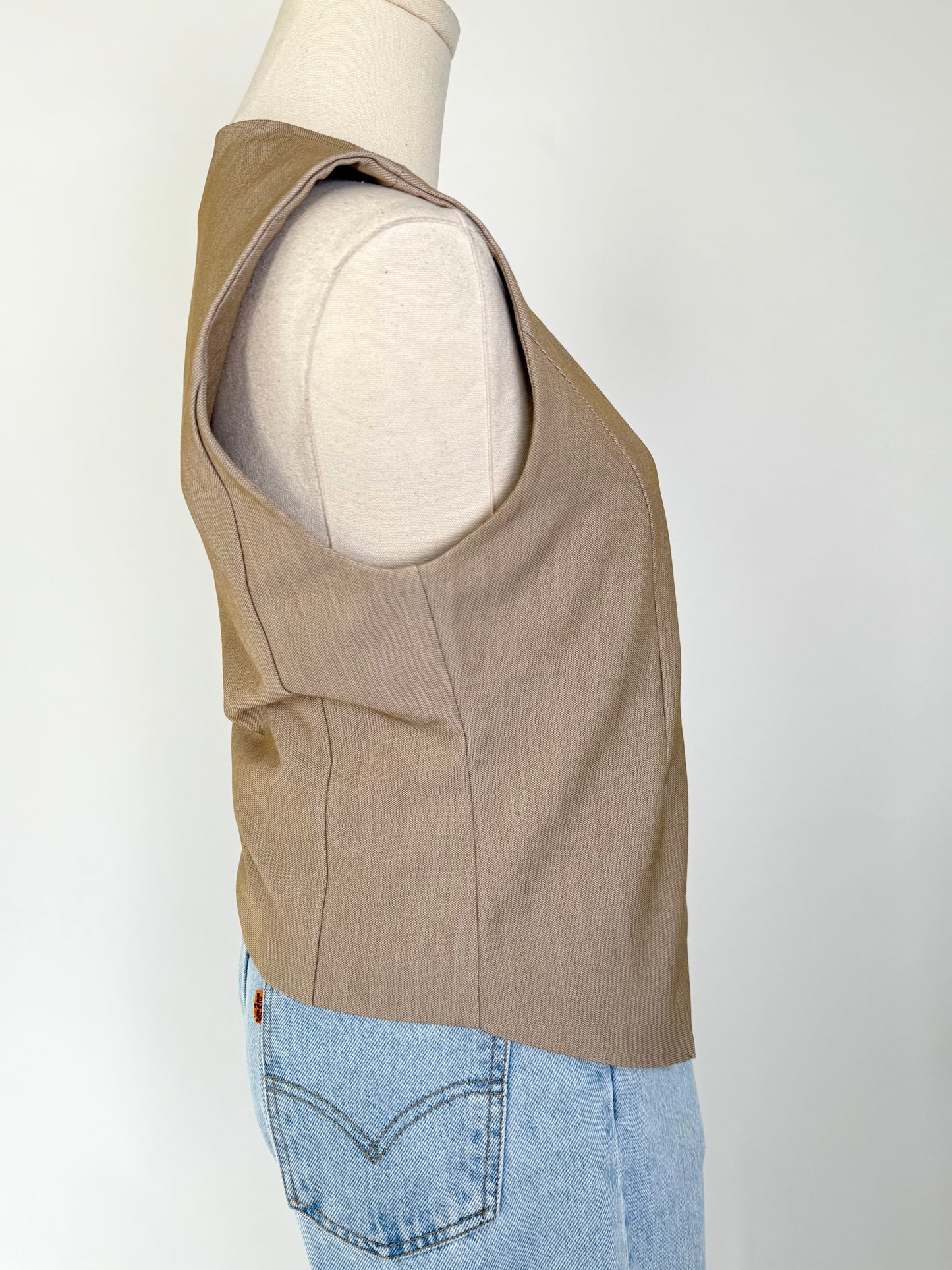 Moon River Tan Vest