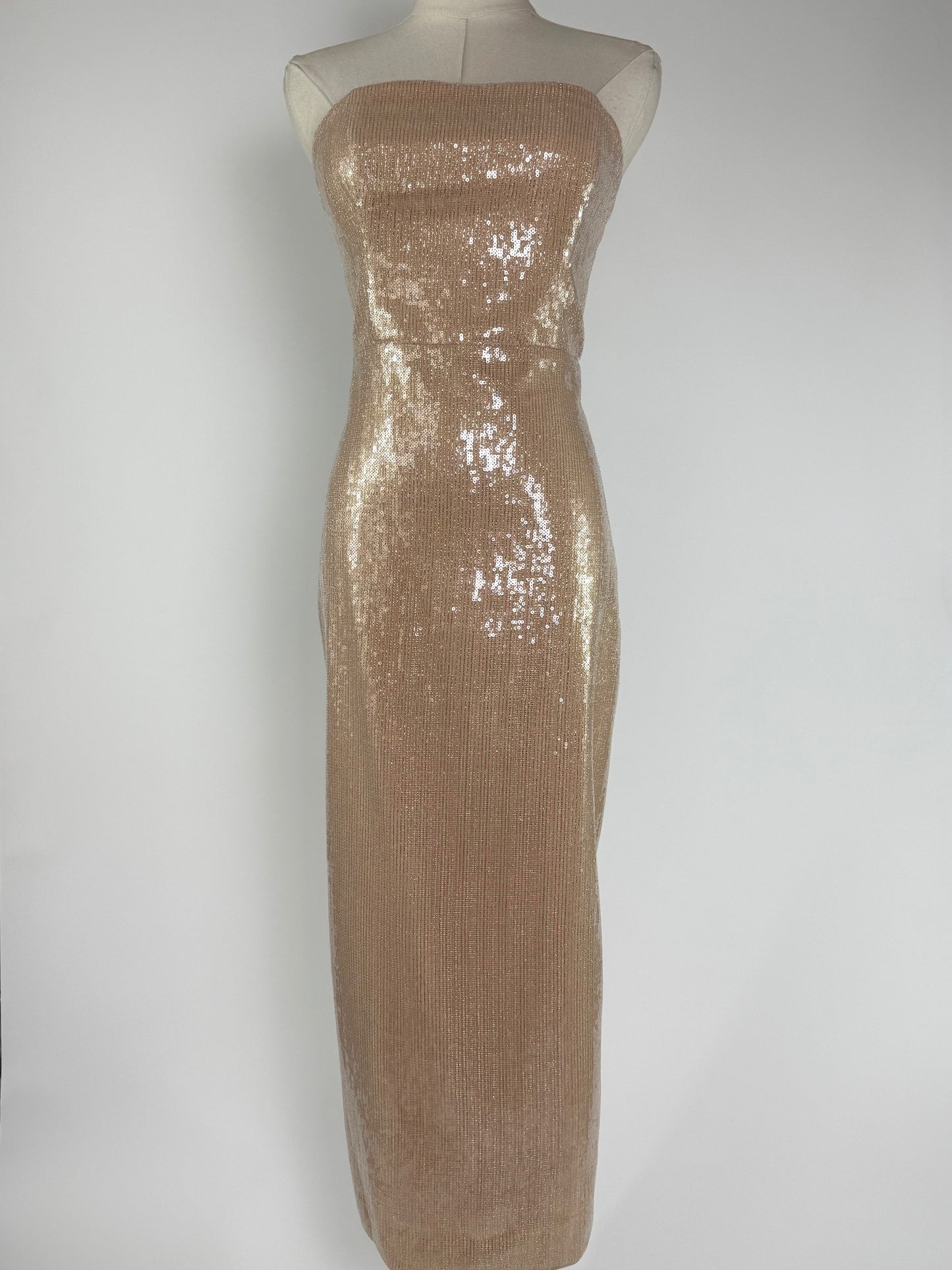 Milly Strapless Sequin Dress