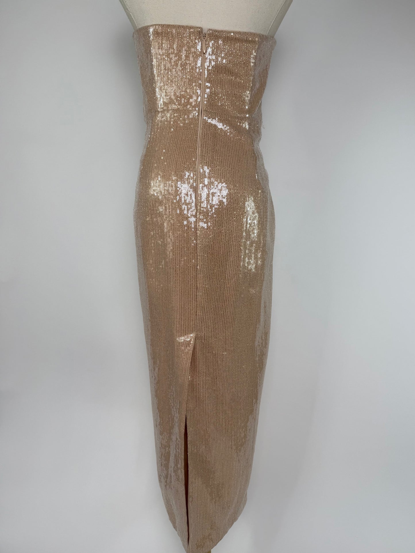 Milly Strapless Sequin Dress