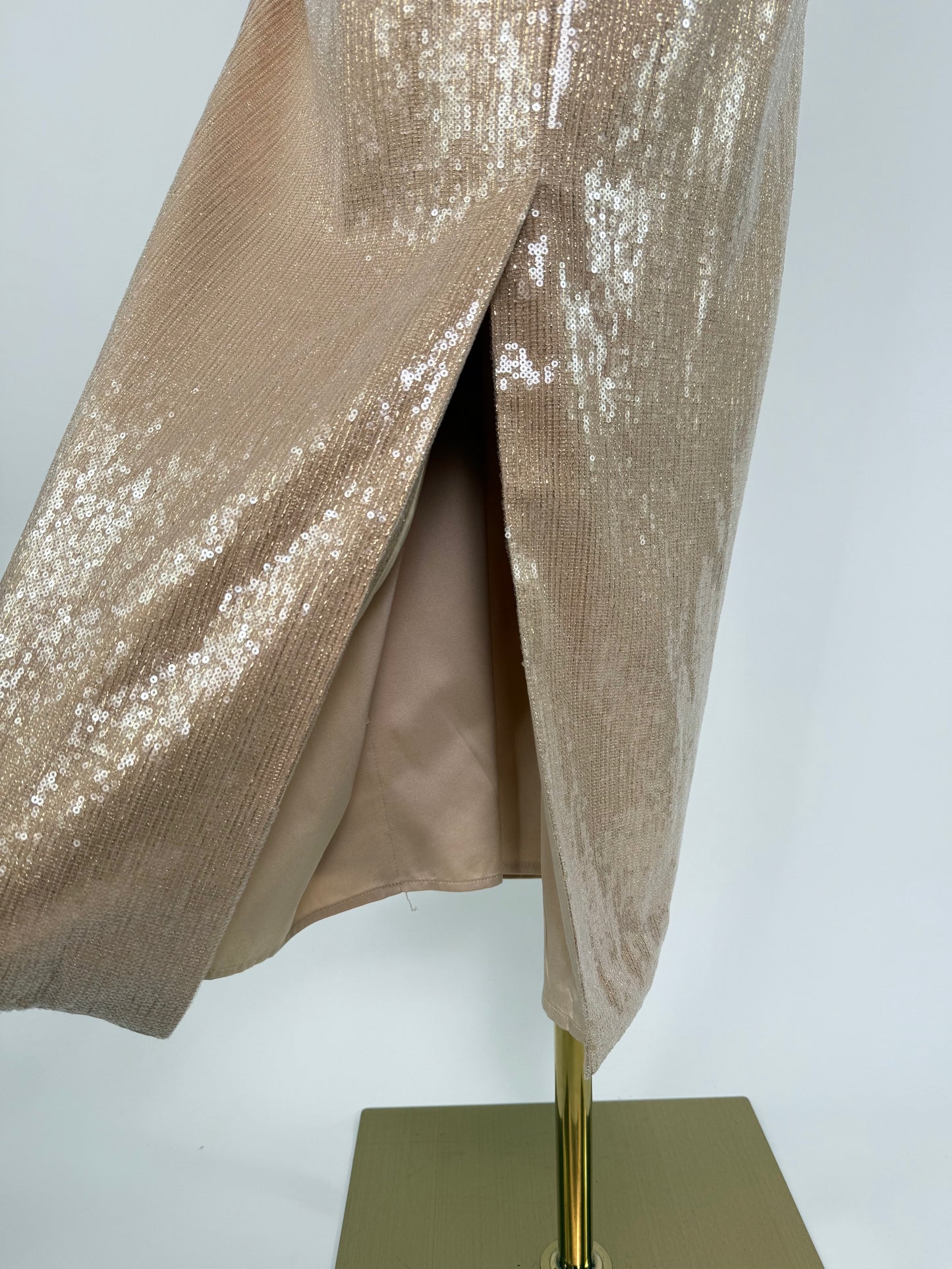 Milly Strapless Sequin Dress